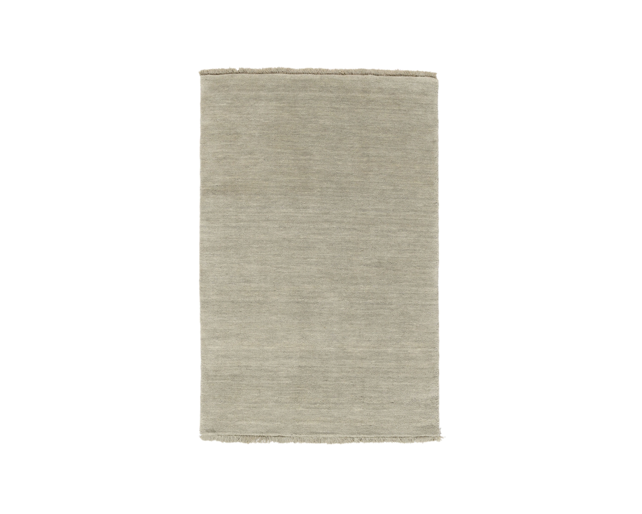 Rugvista Handloom Fringes matta 80 x 120 cm gr&aring; / ljusgr&ouml;n