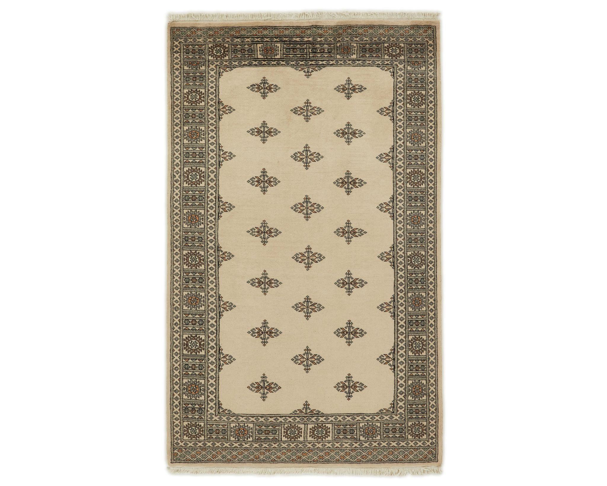 Pakistan handknotted orientalisk matta 135 x 210 cm