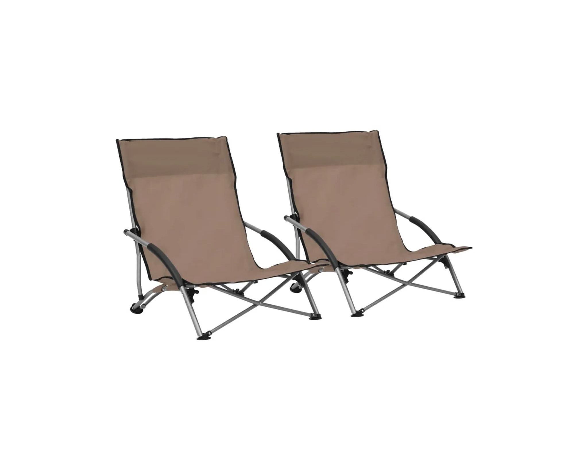 Solstol brun, set om 2 st