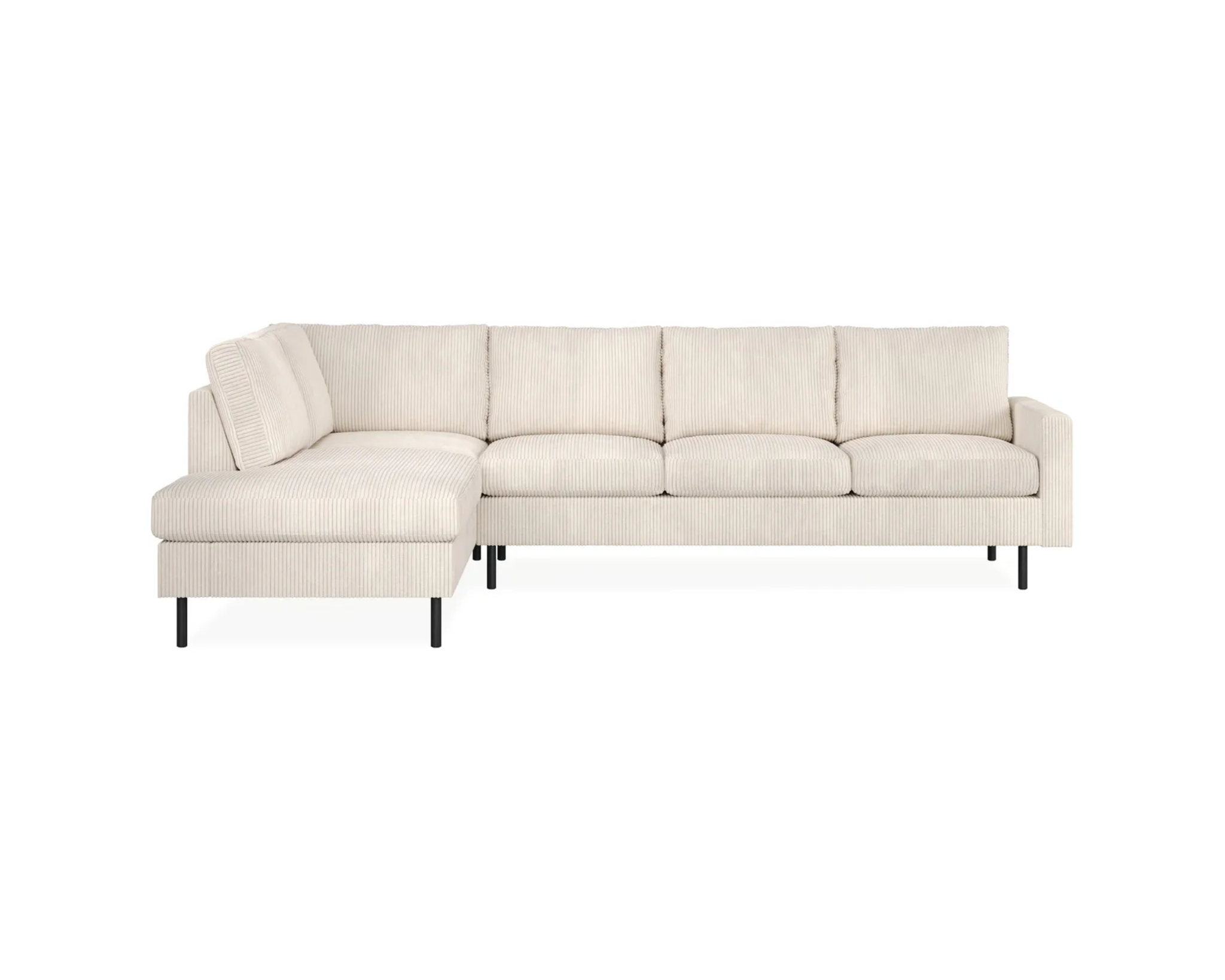 Peppe 4-sits divansoffa ljusbeige