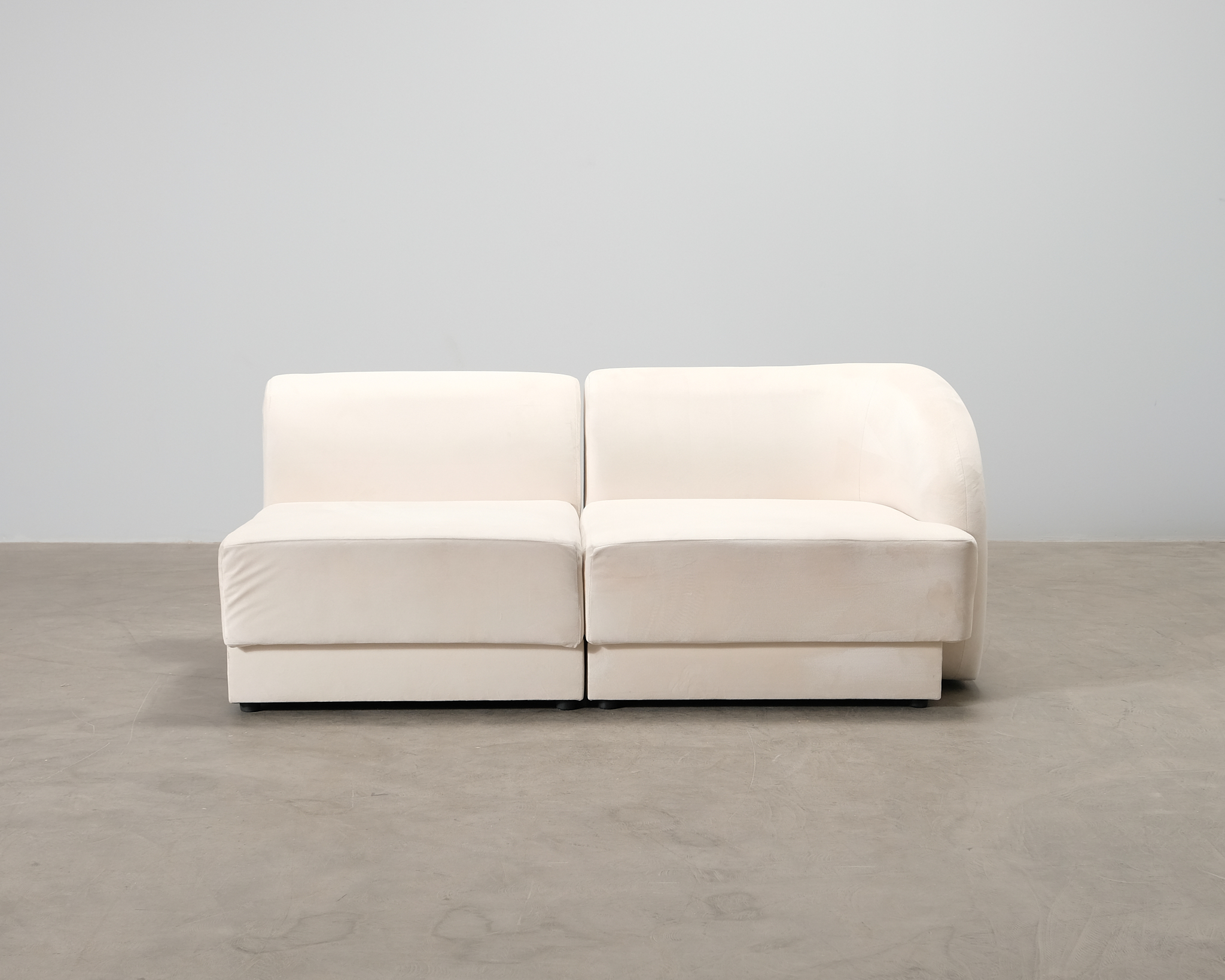 Micadoni Miley 2-sits soffa naturvit