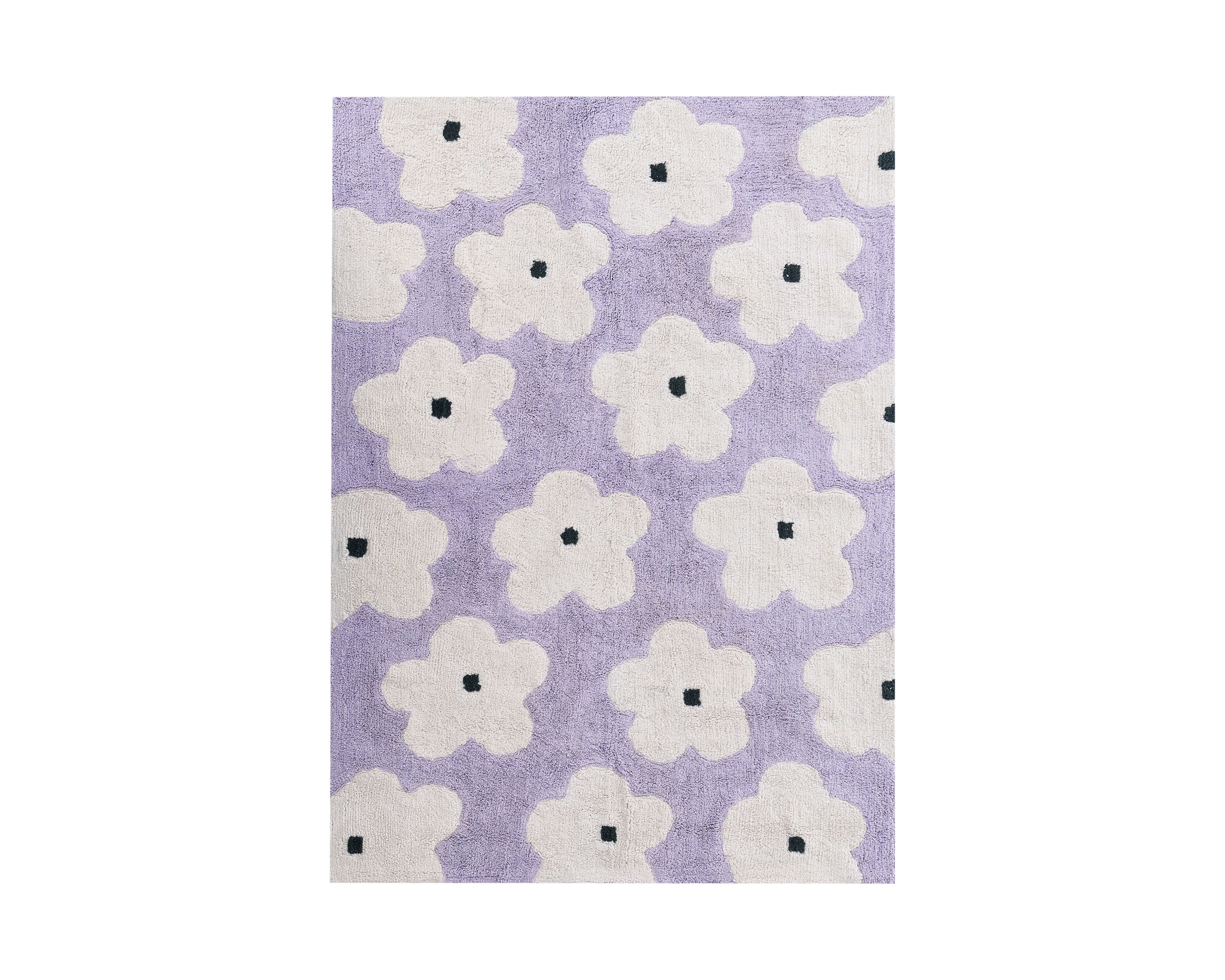 Beliani Mokhva matta 140 x 200 cm violett
