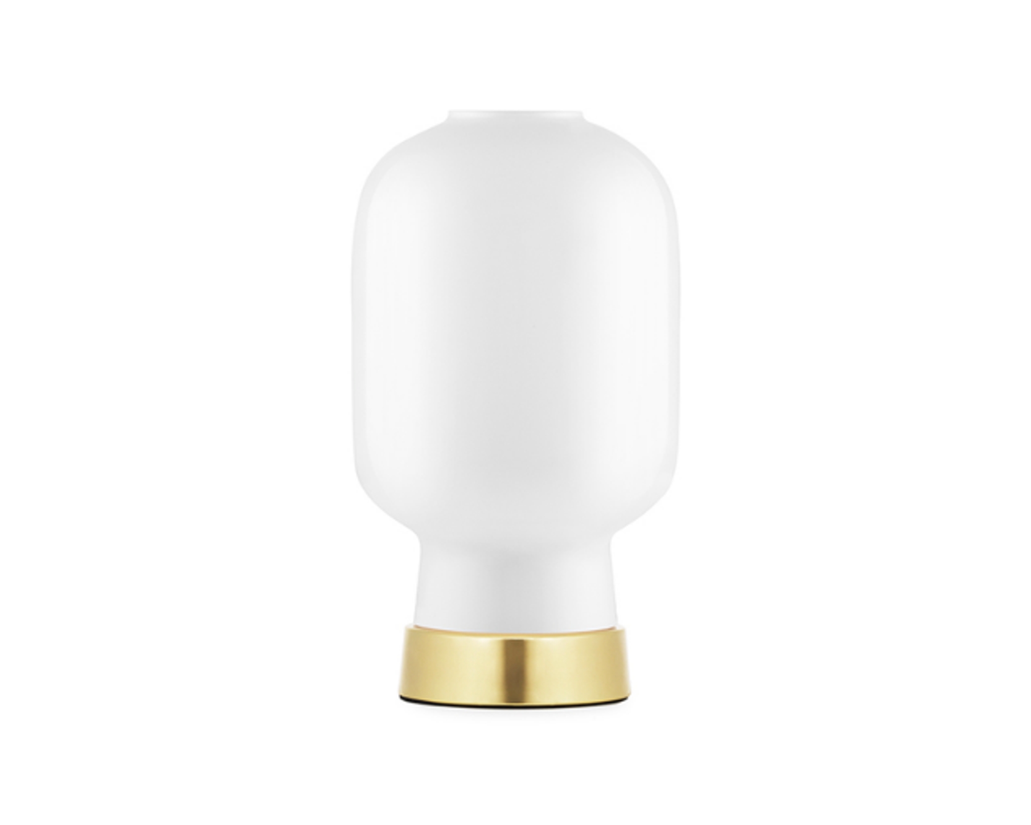Normann Copenhagen Amp bordslampa &oslash; 14 cm vit / m&auml;ssing