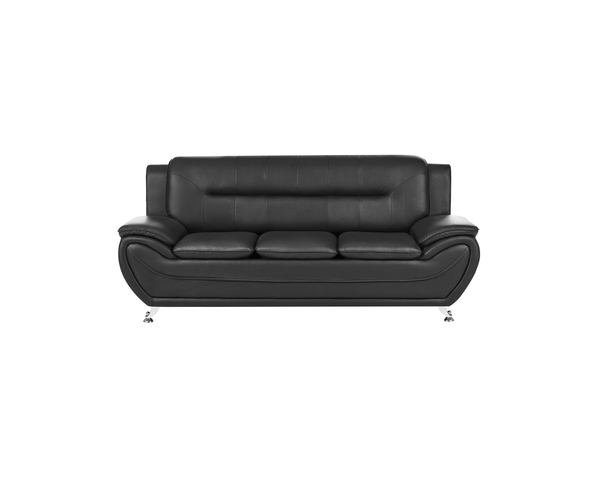 Leira 3-sits soffa svart