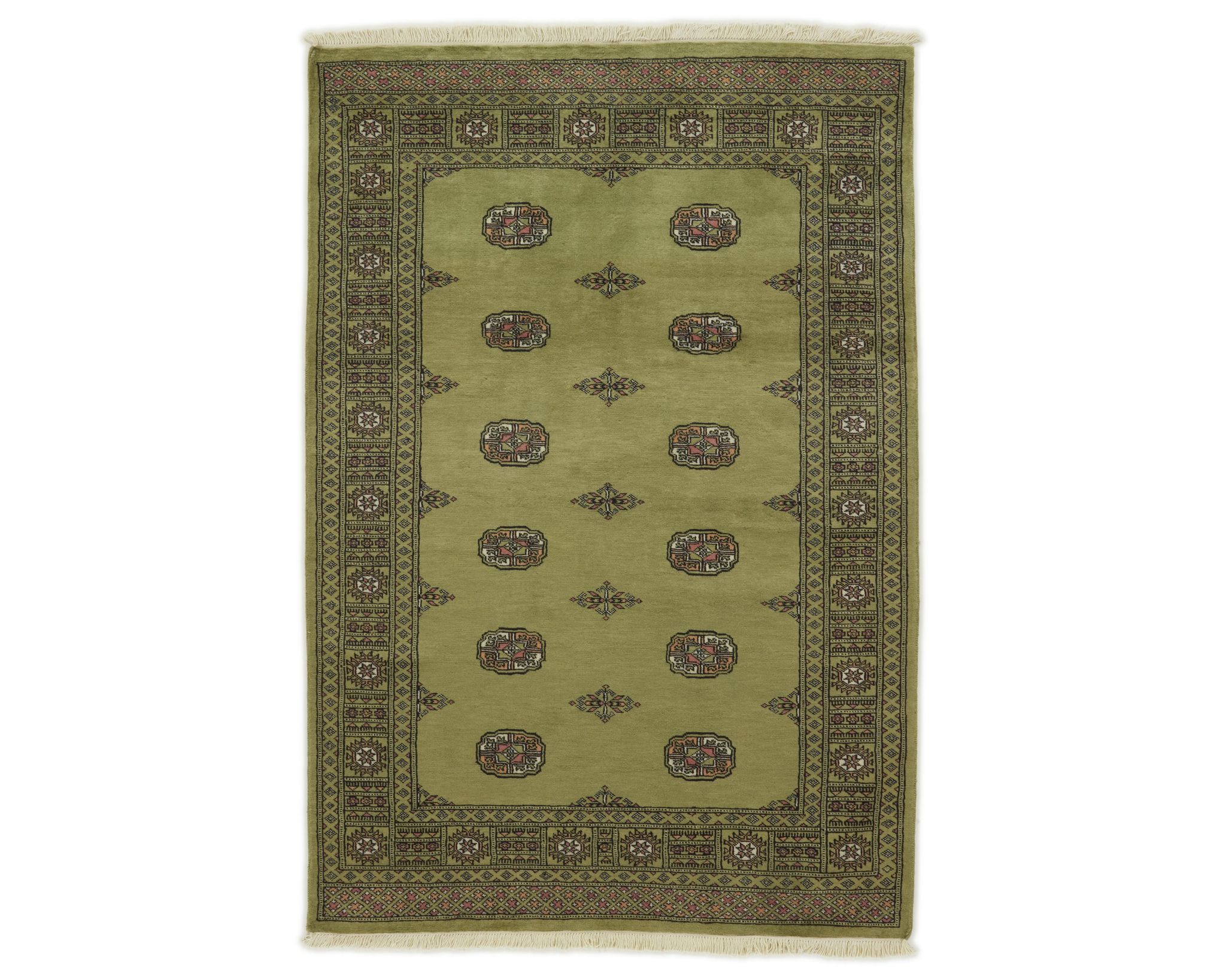 Pakistan handknotted orientalisk matta 140 x 203 cm