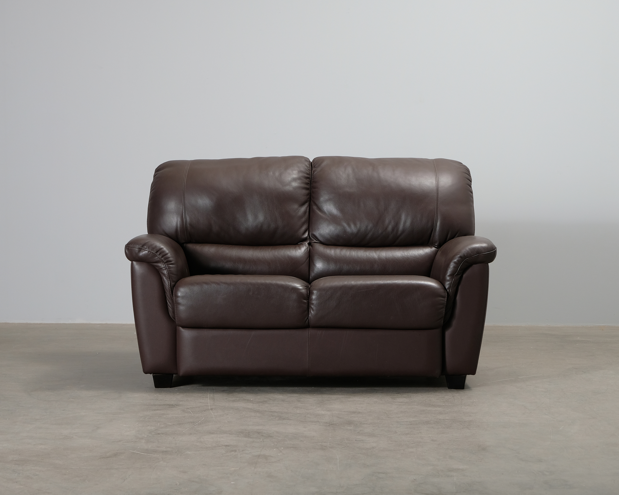 Pohjanmaan Modena 2-sits soffa brun l&auml;der