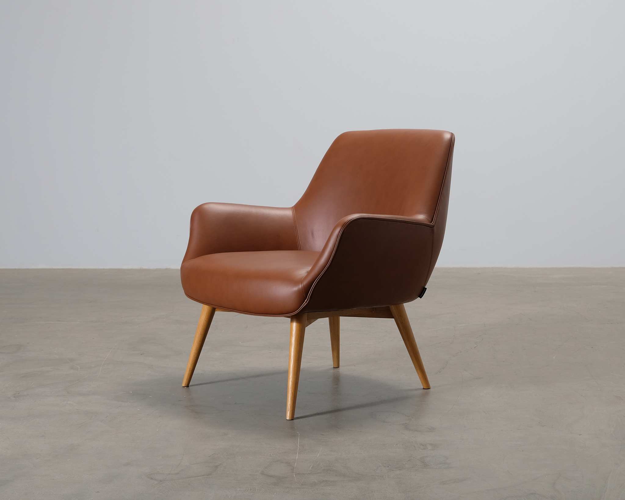 Sofacompany Oscar l&auml;derf&aring;t&ouml;lj Leather Soffy Cognac
