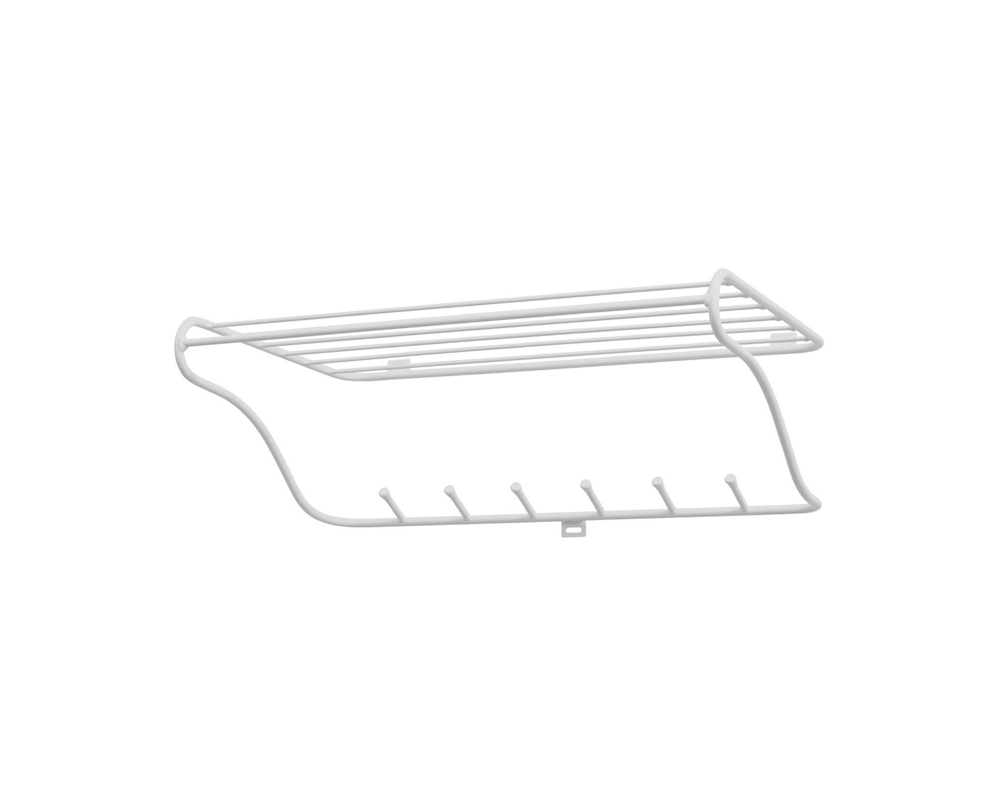 Hat Rack v&auml;gghylla vit