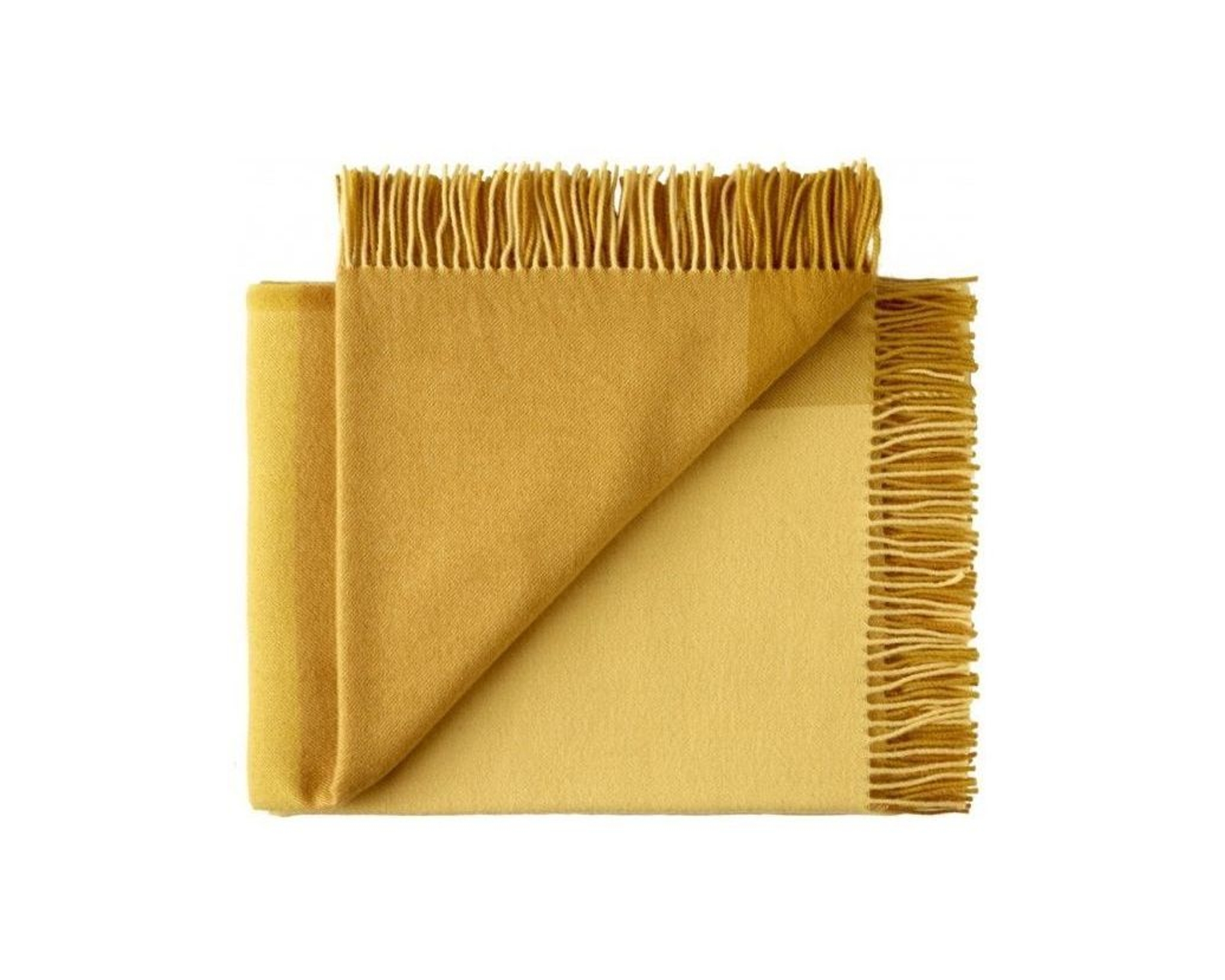 Silkeborg Uldspinderi Miami ullpl&auml;d 130 x 190 cm Cornfield Yellow