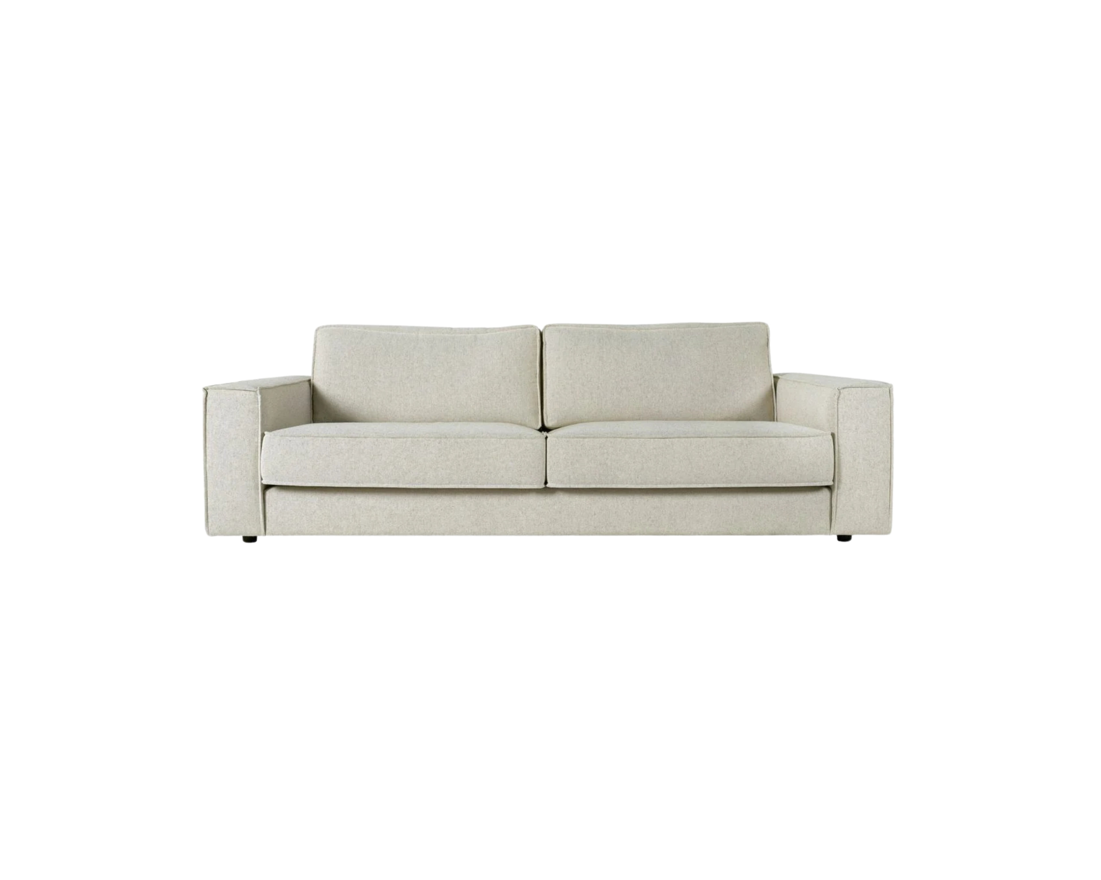 Forms & Objects Olivia 3-sits soffa med fotpall