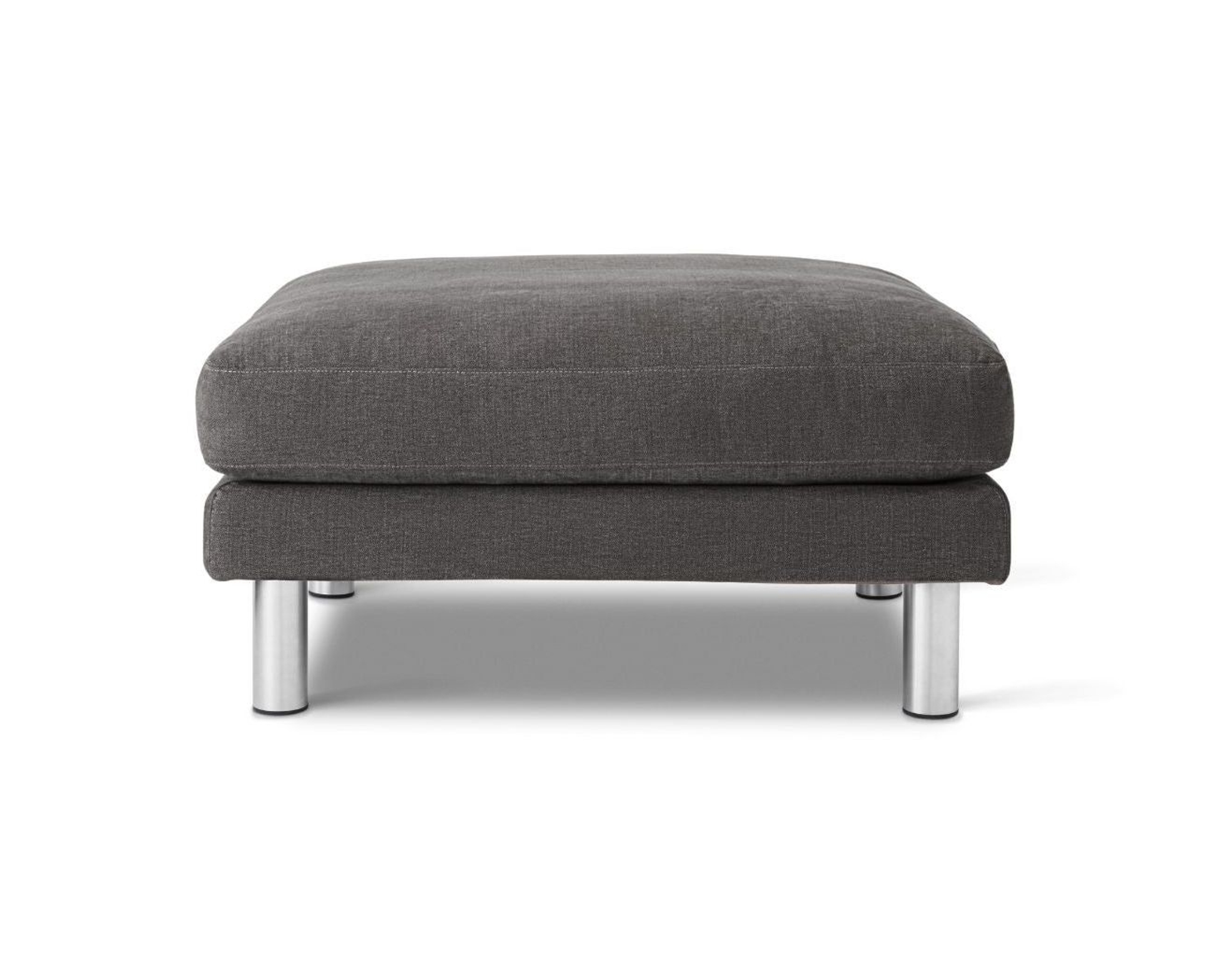 Fredericia EJ280 sittpuff m&ouml;rkgr&aring; / krom