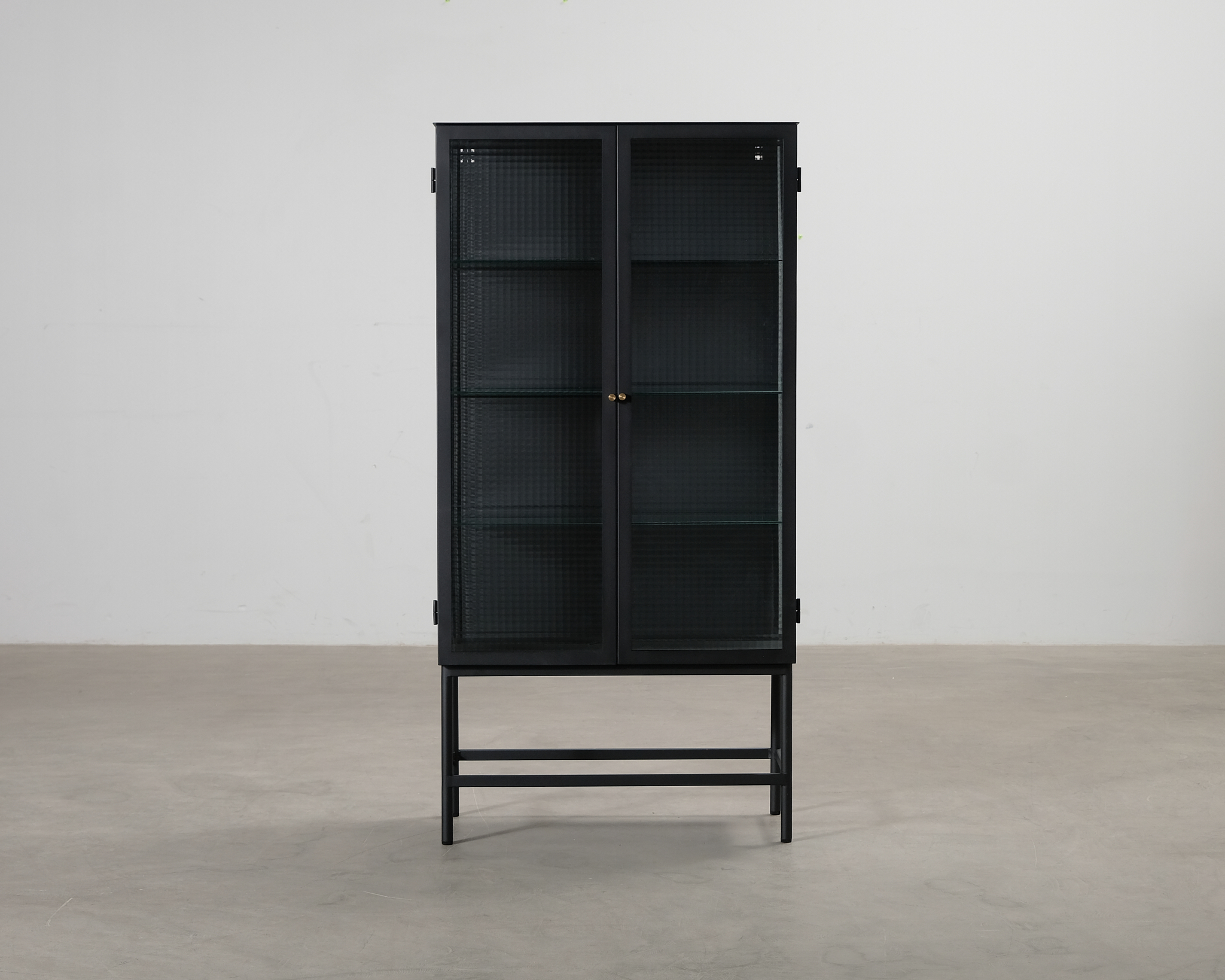 FeelDesign Cliff vitrin svart