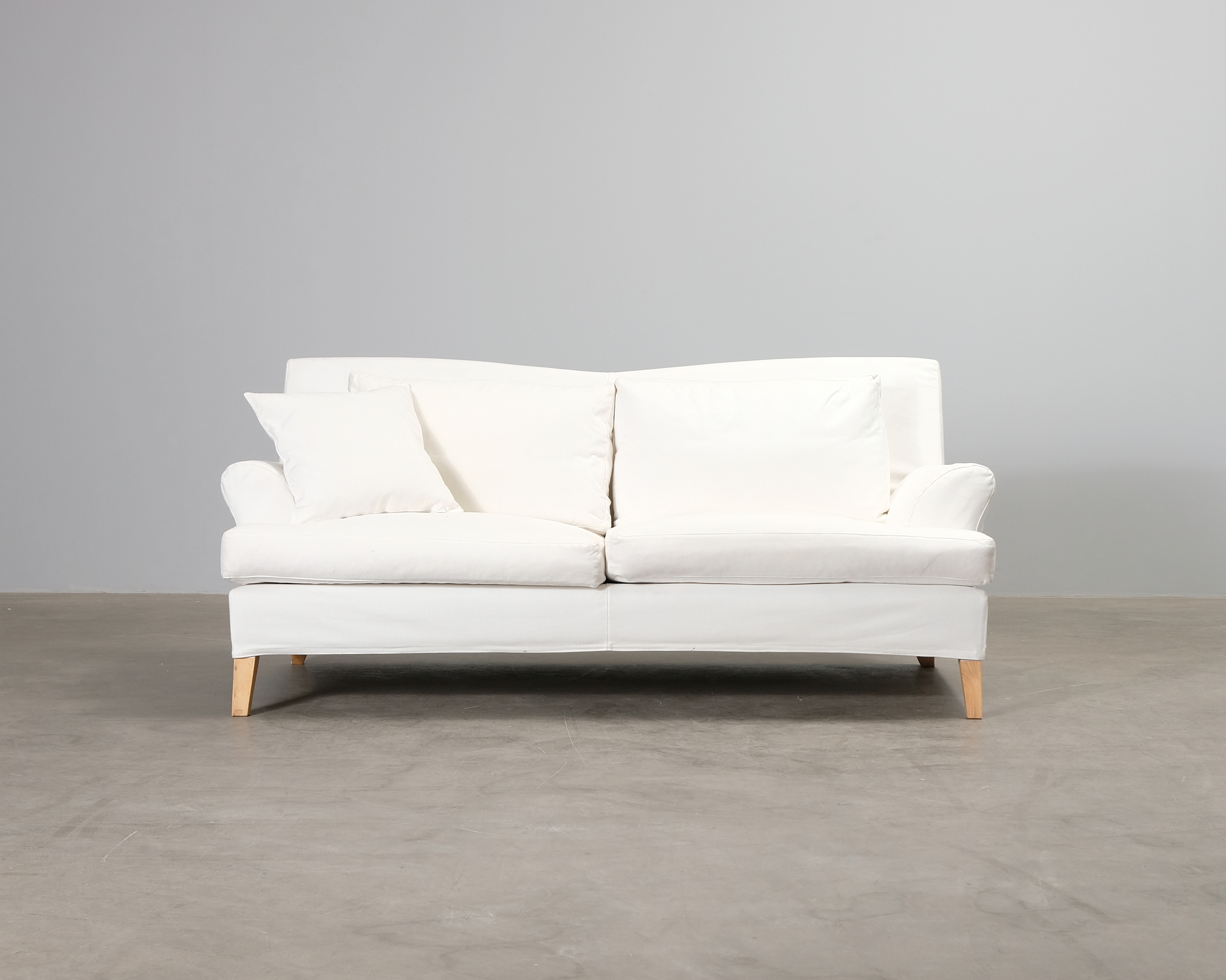 Fogia Camera 2-sits soffa vit
