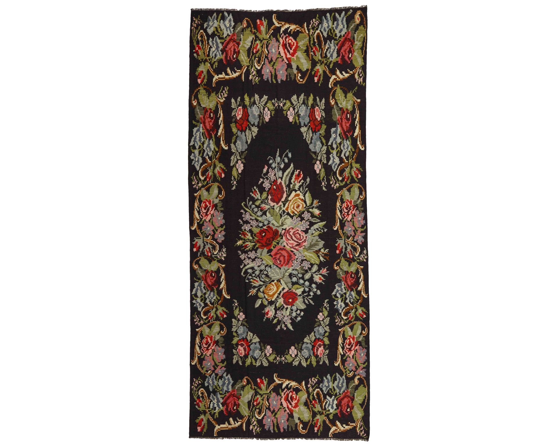 Rose Kelim itämainen matto 194 x 465 cm