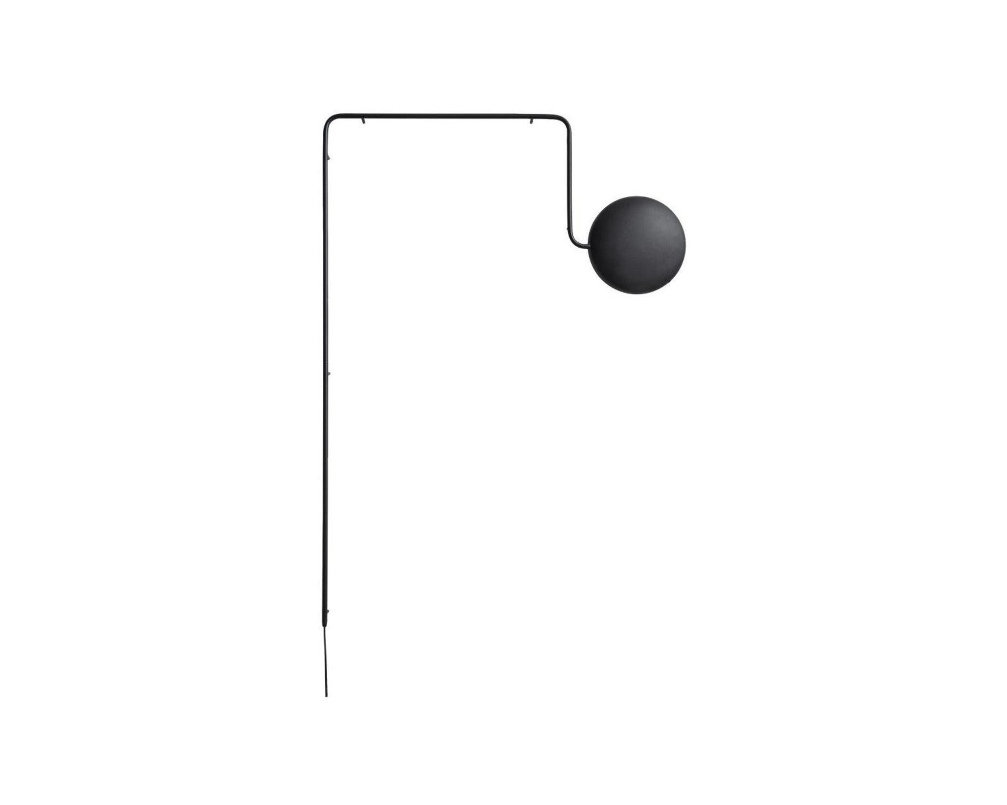 WOUD Mercury v&auml;gglampa svart