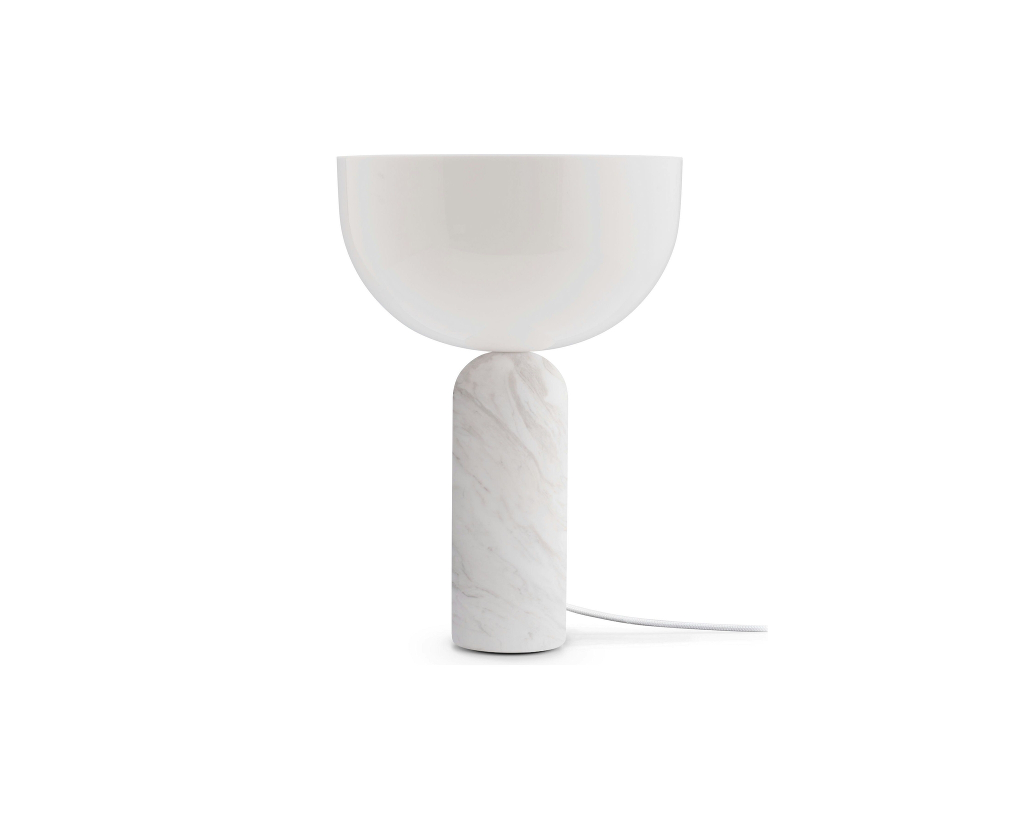 New Works Kizu Small bordslampa vit marmor