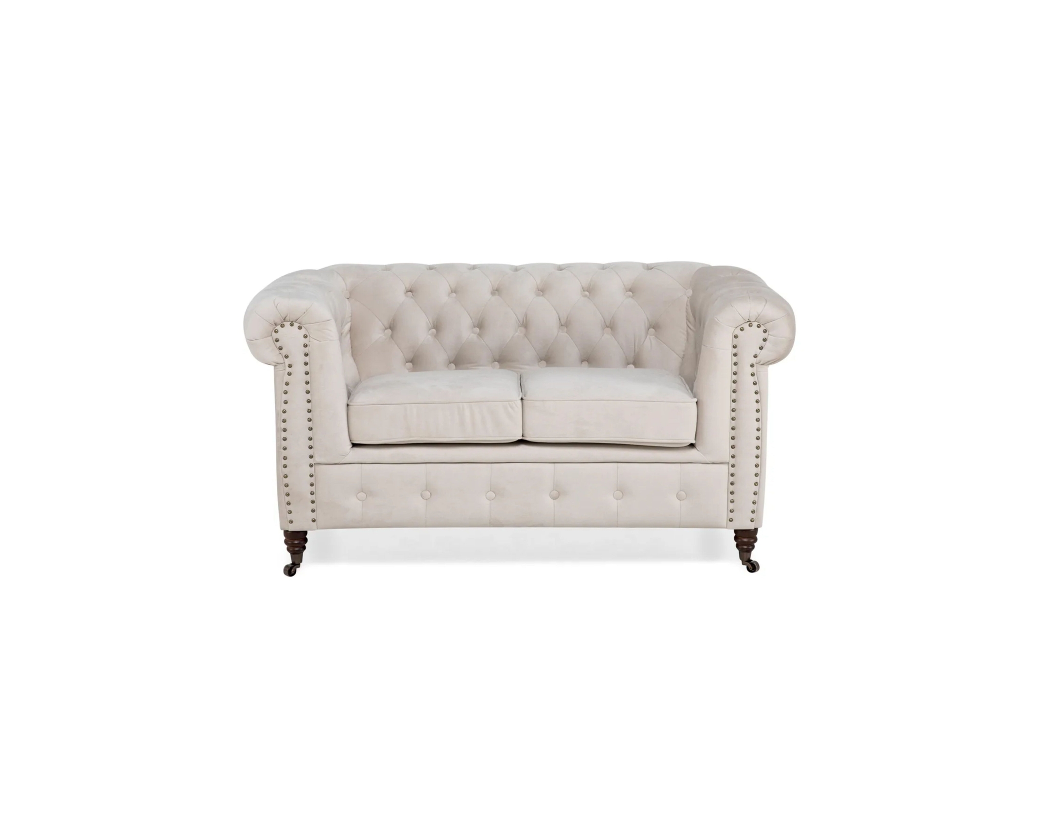 Chesterfield Deluxe 2-sits soffa beige
