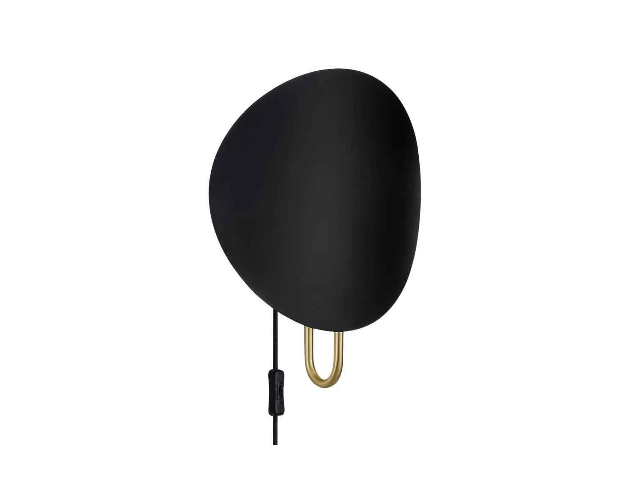 dftp Spargo v&auml;gglampa svart / m&auml;ssing