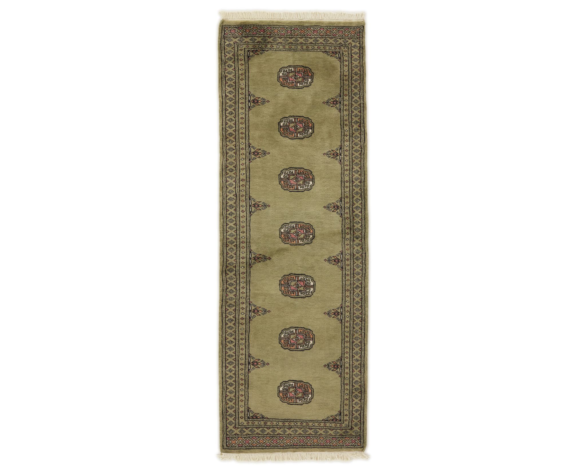 Pakistan handknotted orientalisk matta 63 x 186 cm