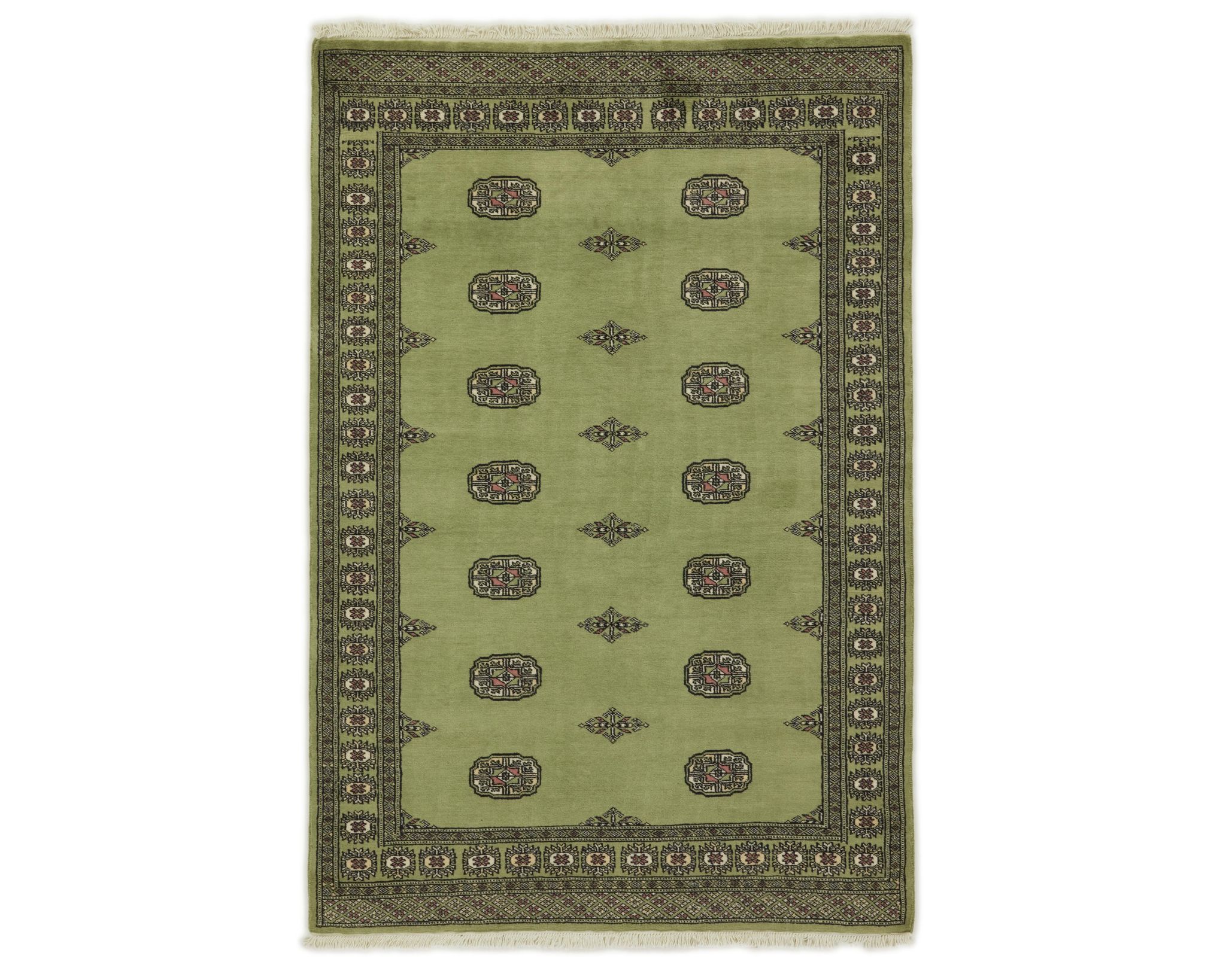 Pakistan handknotted orientalisk matta 137 x 203 cm