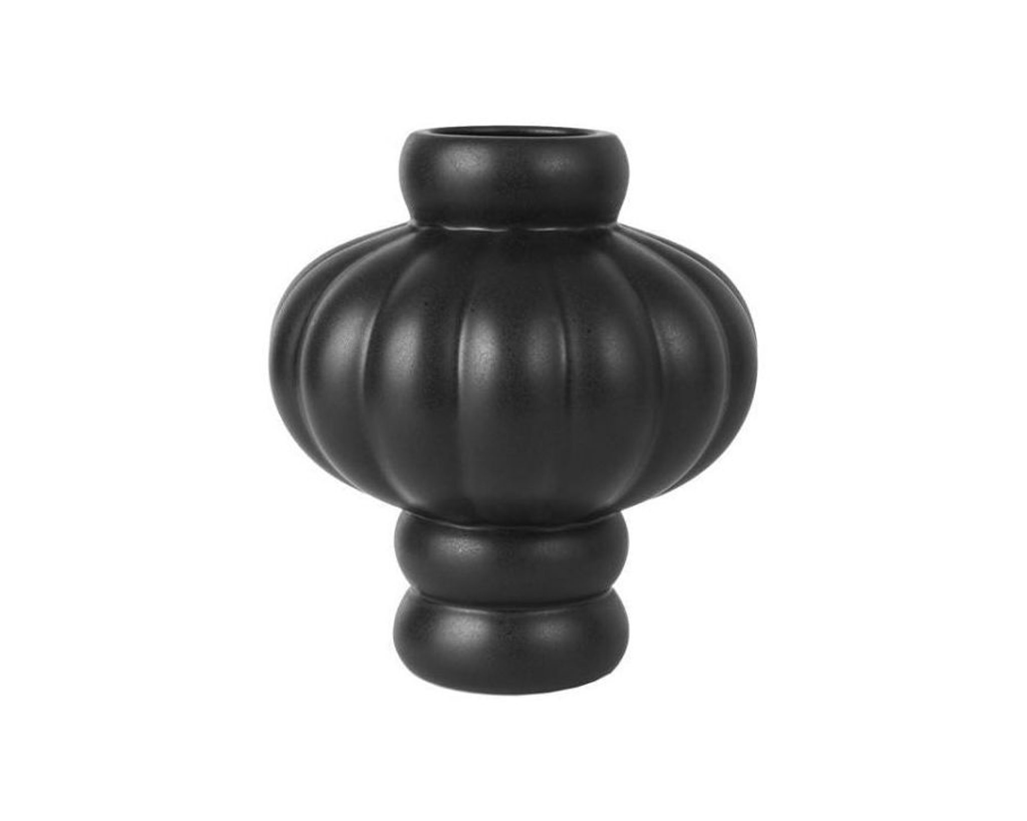Louise Roe Ceramic Balloon Vase 02 maljakko ø 16 cm Ink Black