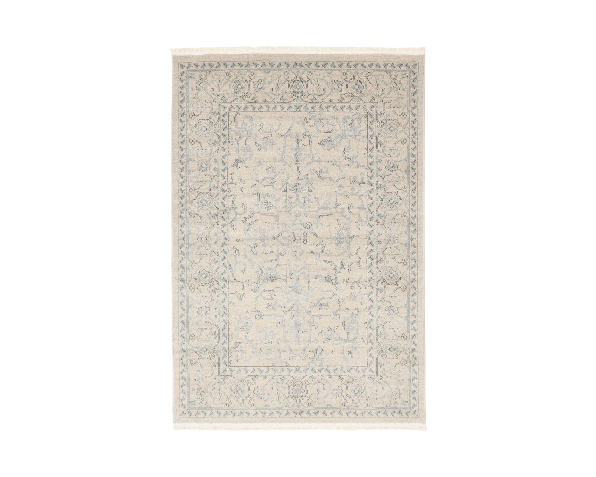 Rugvista Ziegler Manhattan matta 160 x 230 cm beige / ljusbl&aring;