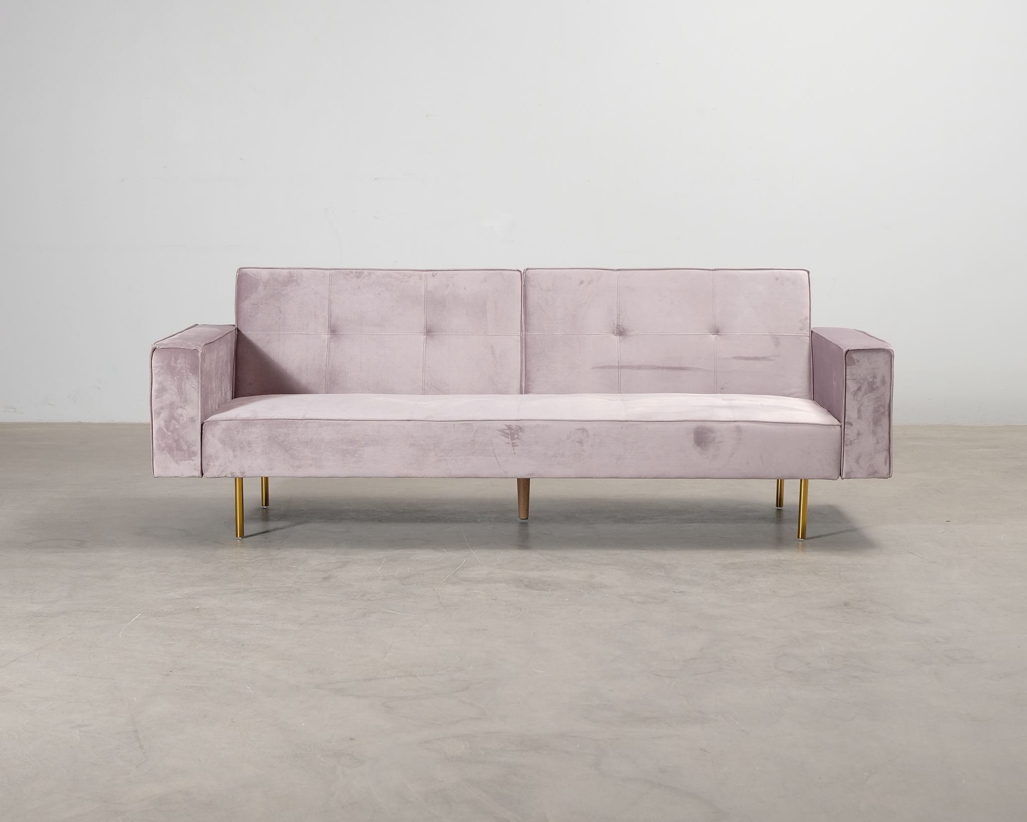 Visnes 3-sits bäddsoffa rosa