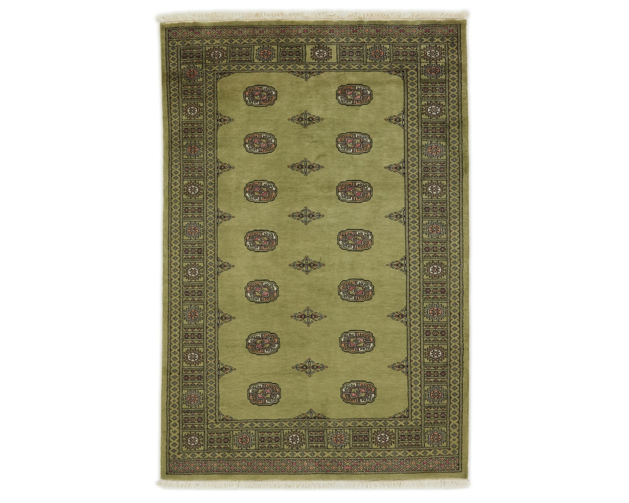 Pakistan handknotted orientalisk matta 140 x 210 cm