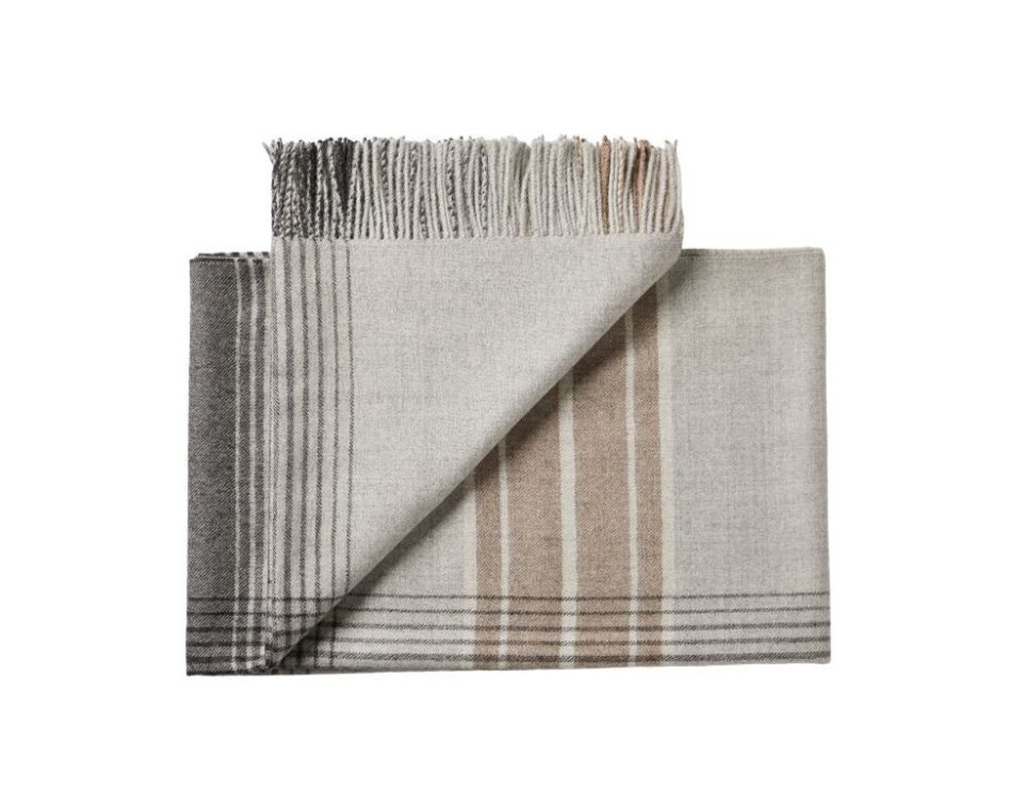 Silkeborg Uldspinderi Bogota pl&auml;d 130 x 200 cm Classic Grey