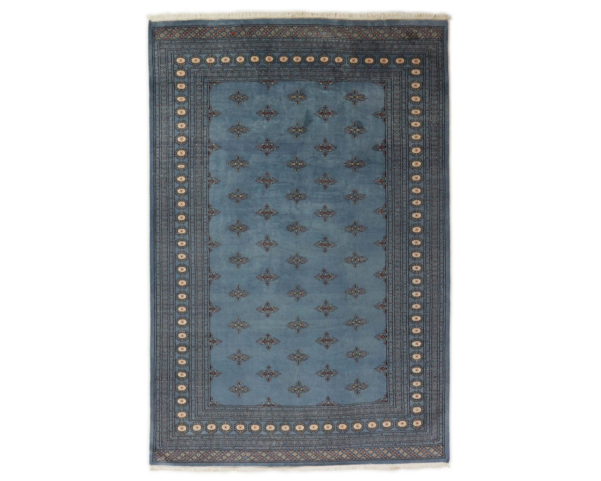 Pakistan handknotted orientalisk matta 203 x 303 cm