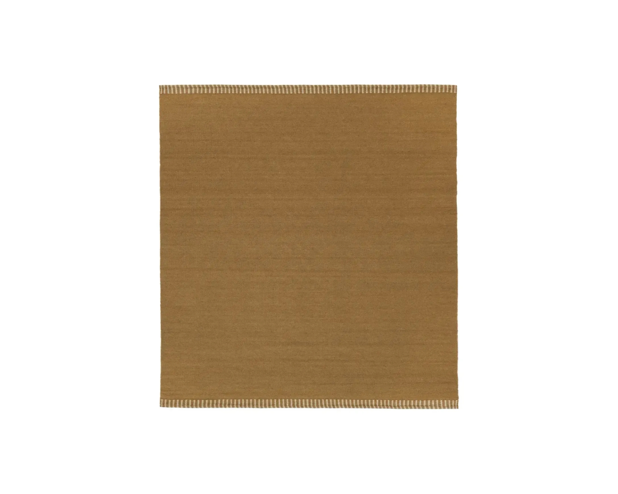 Rugvista ull matta 250 x 250 cm brun