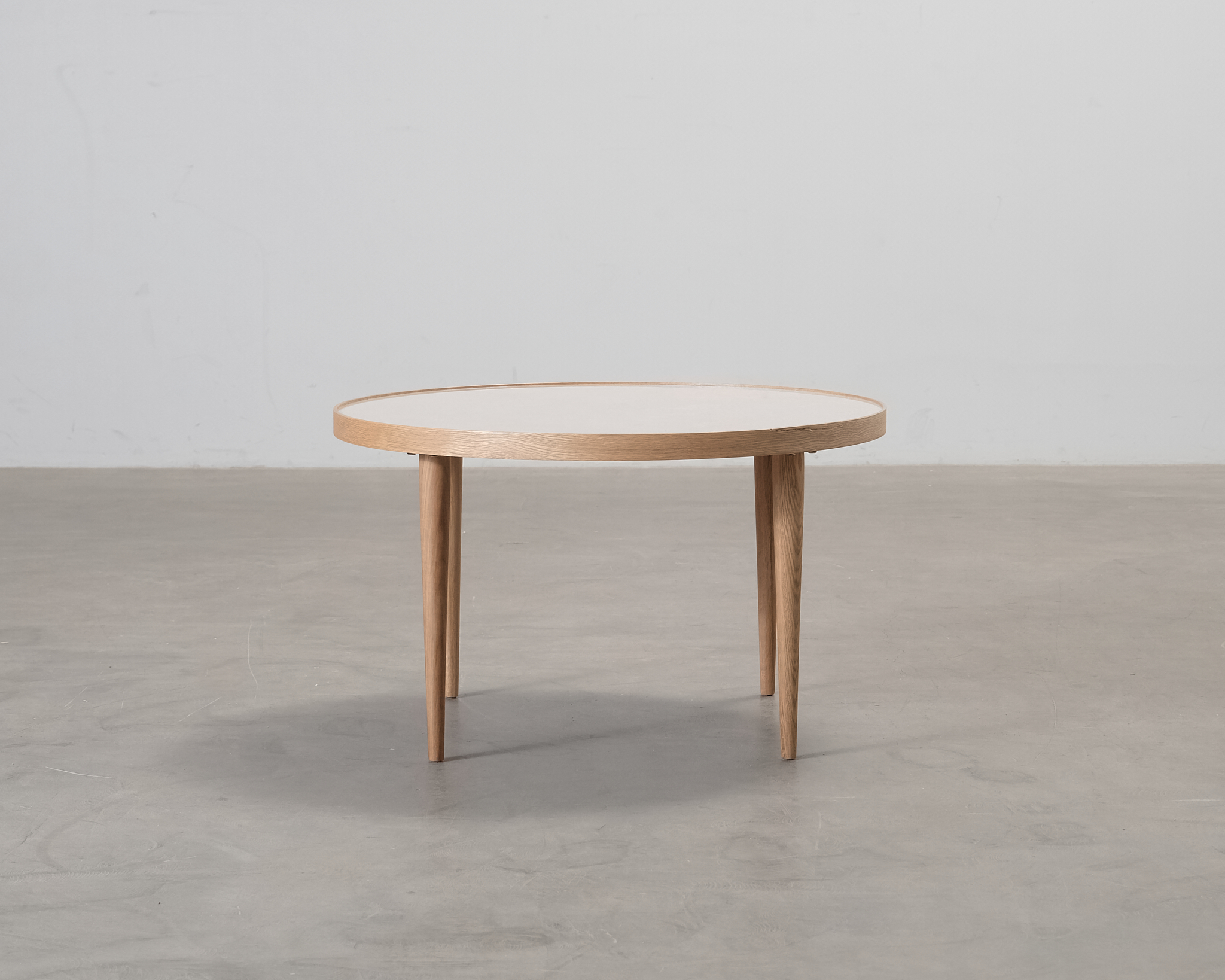 Mio Tuva soffbord ø 80 cm oak / ek