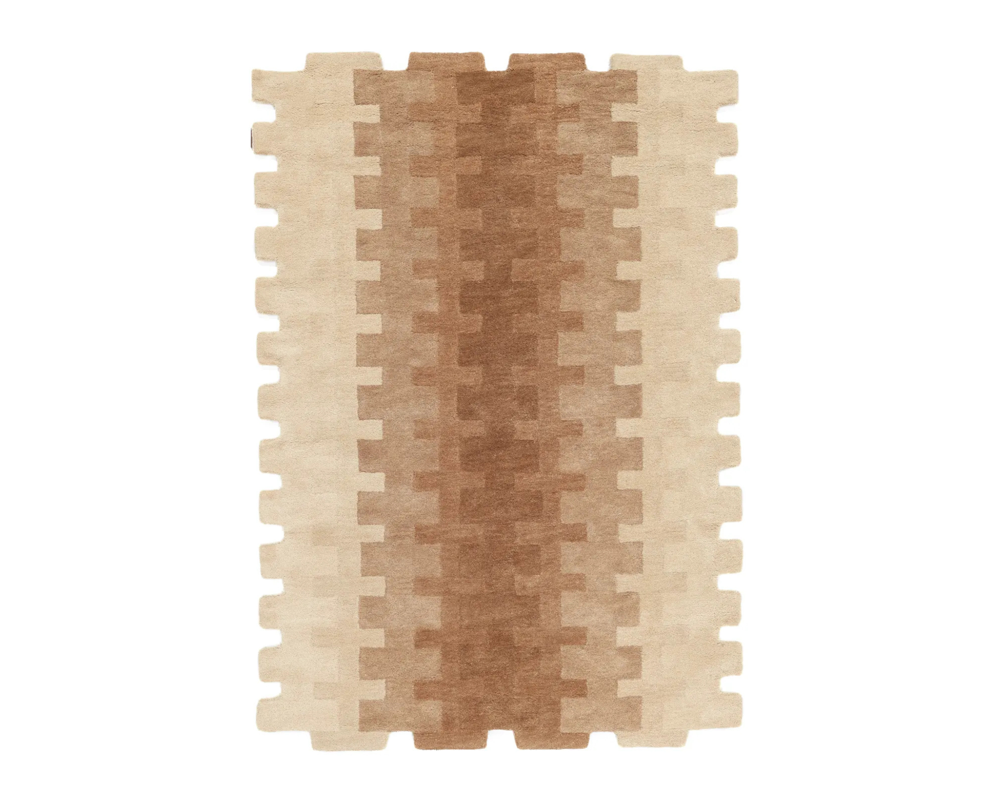 Rugvista Premium Bricksome ull 200 x 300 cm brun