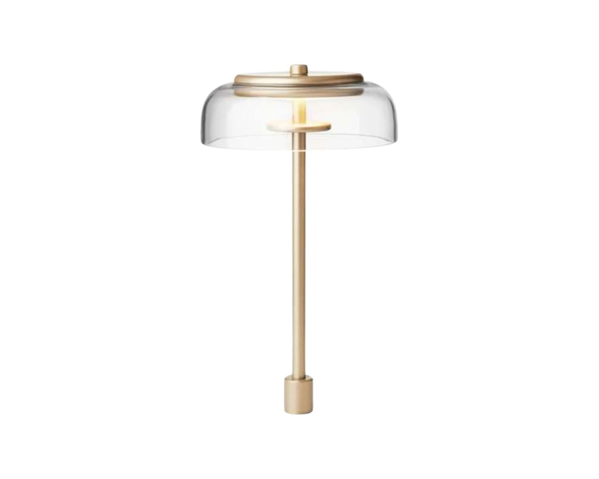Nuura Blossi In-set bordslampa &oslash; 23 cm Nordic Gold