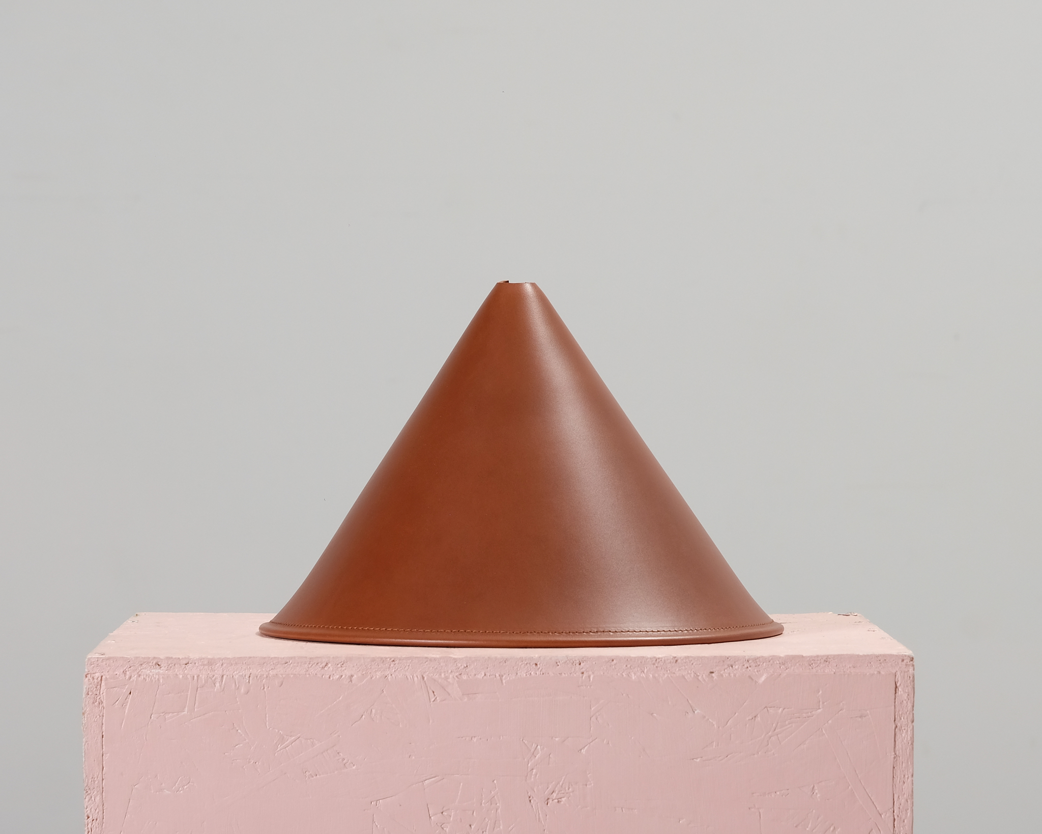 Cuero lampskärm brunt läder