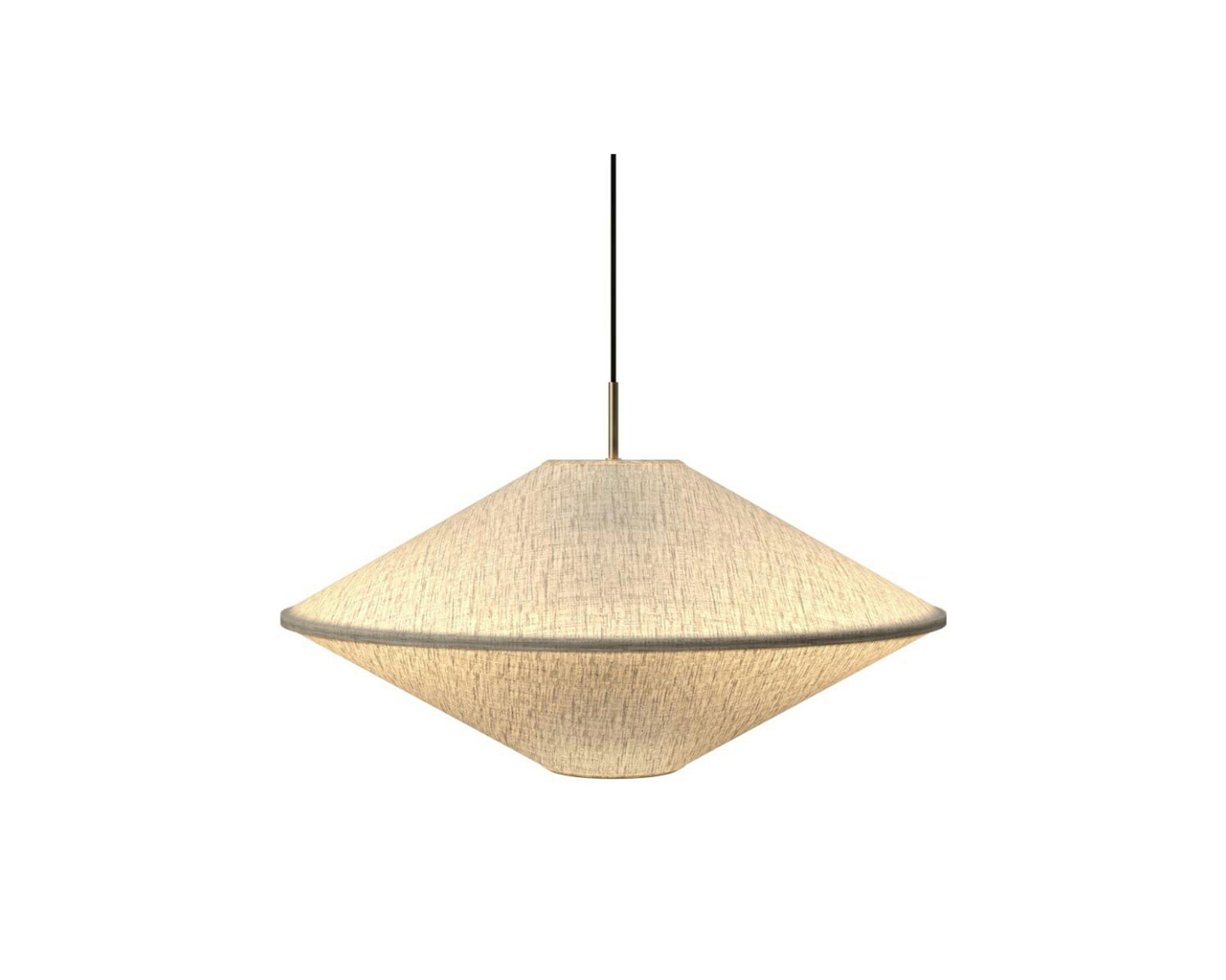 Edgeform Tafta pendellampa ø 65 cm Natural