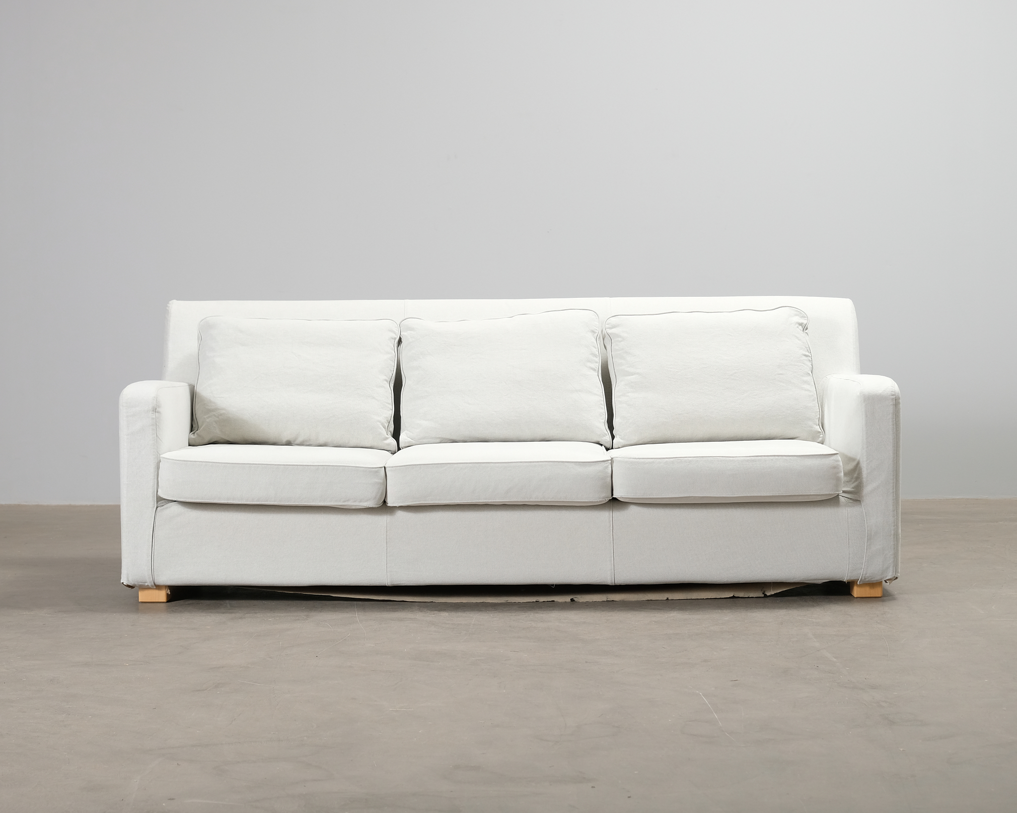Artek Ben af Schulten 593 3-sits soffa vit