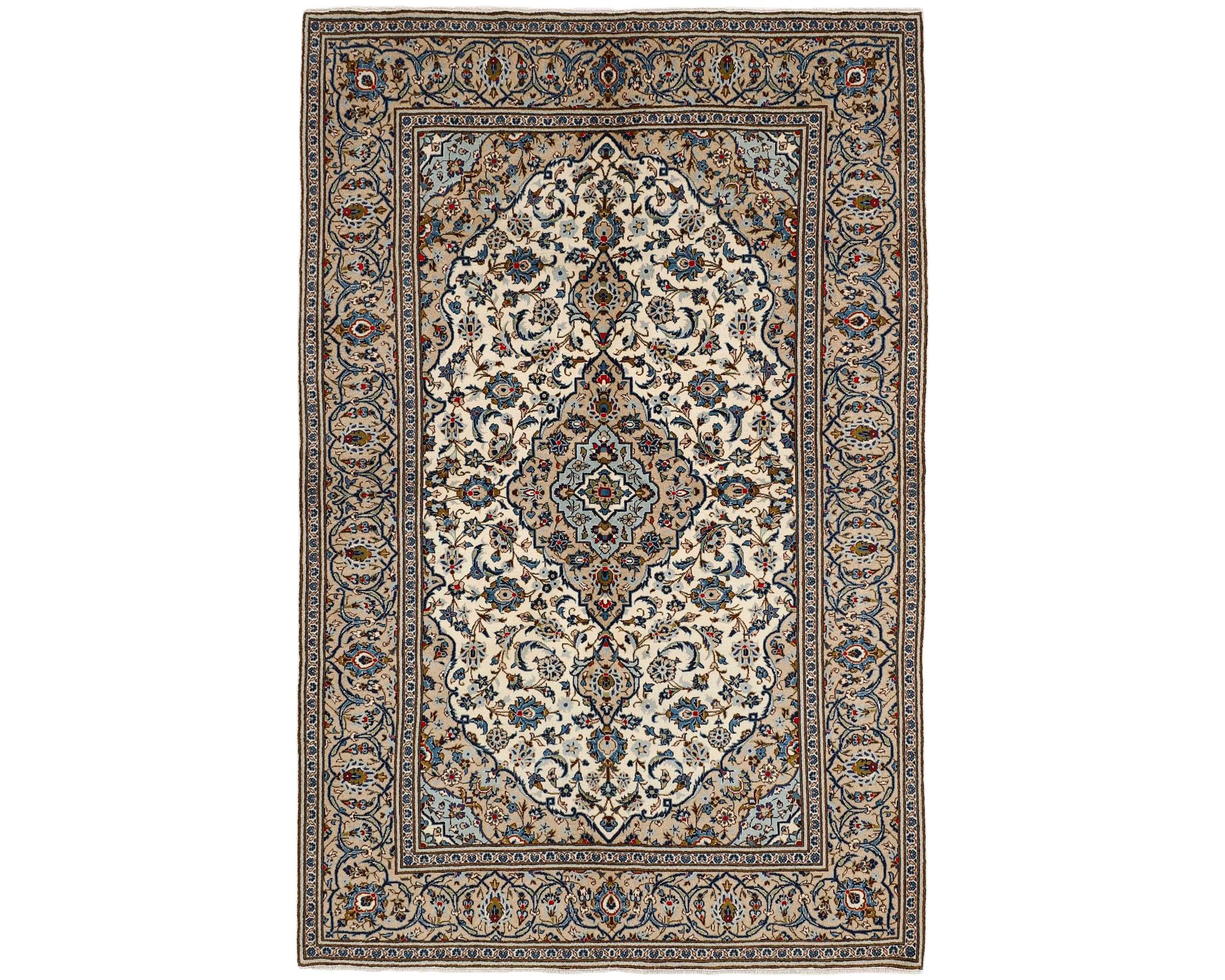 Keshan Fine orientalisk matta 193 x 297 cm