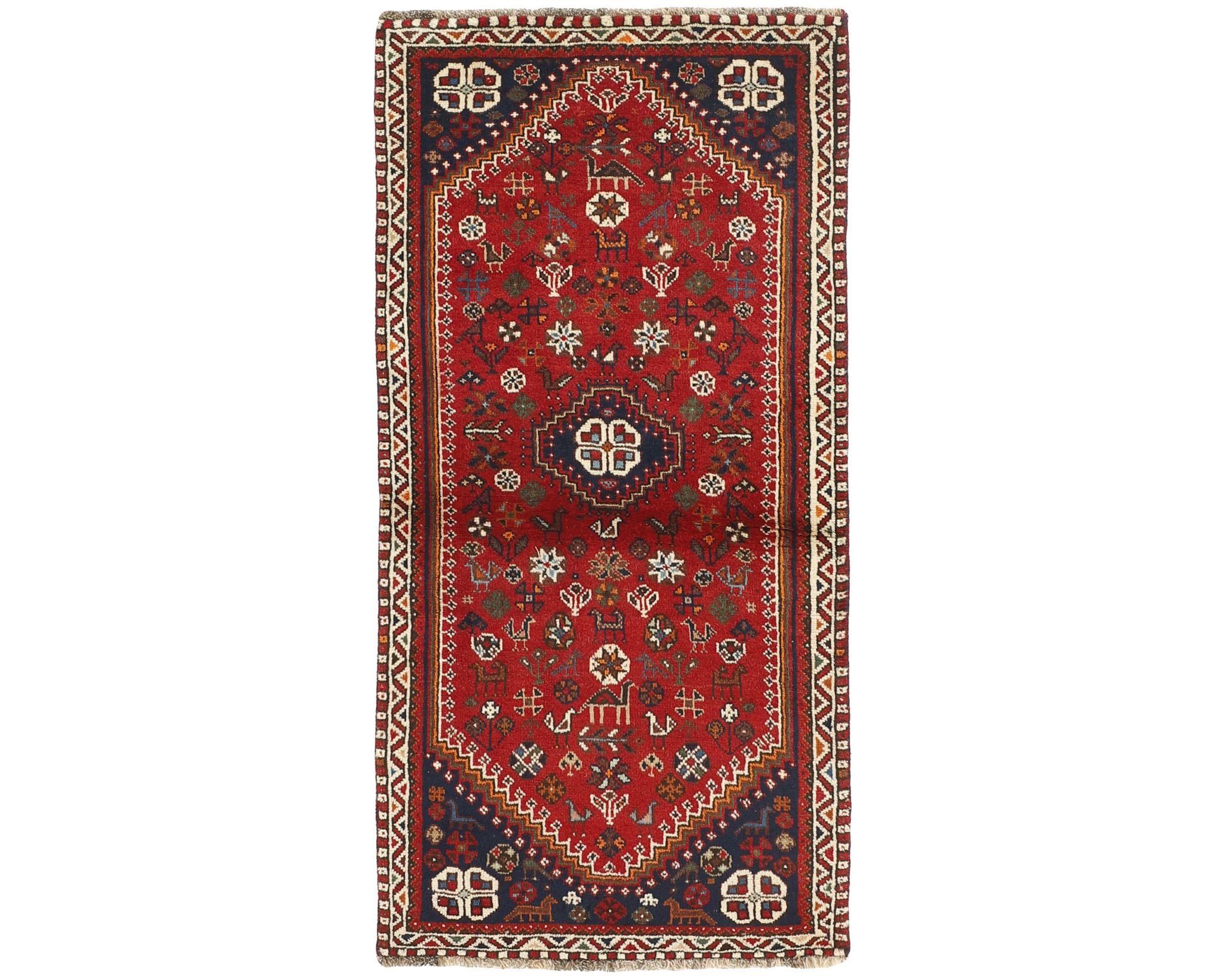 Kashghai orientalisk matta 88 x 175 cm