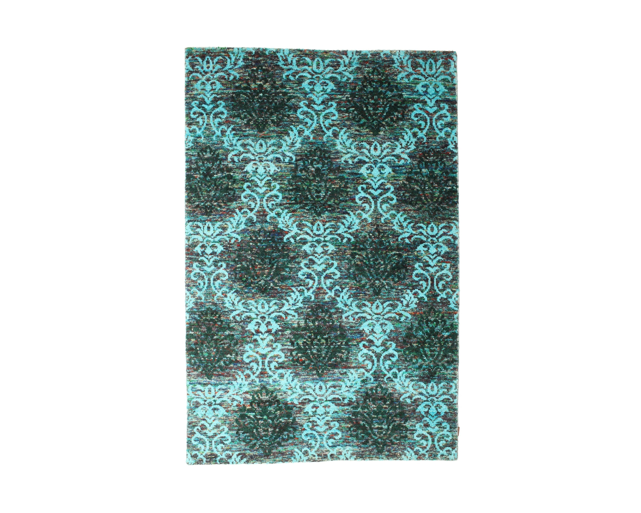Rugvista Kamala matta 190 x 290 cm bl&aring; / gr&ouml;n