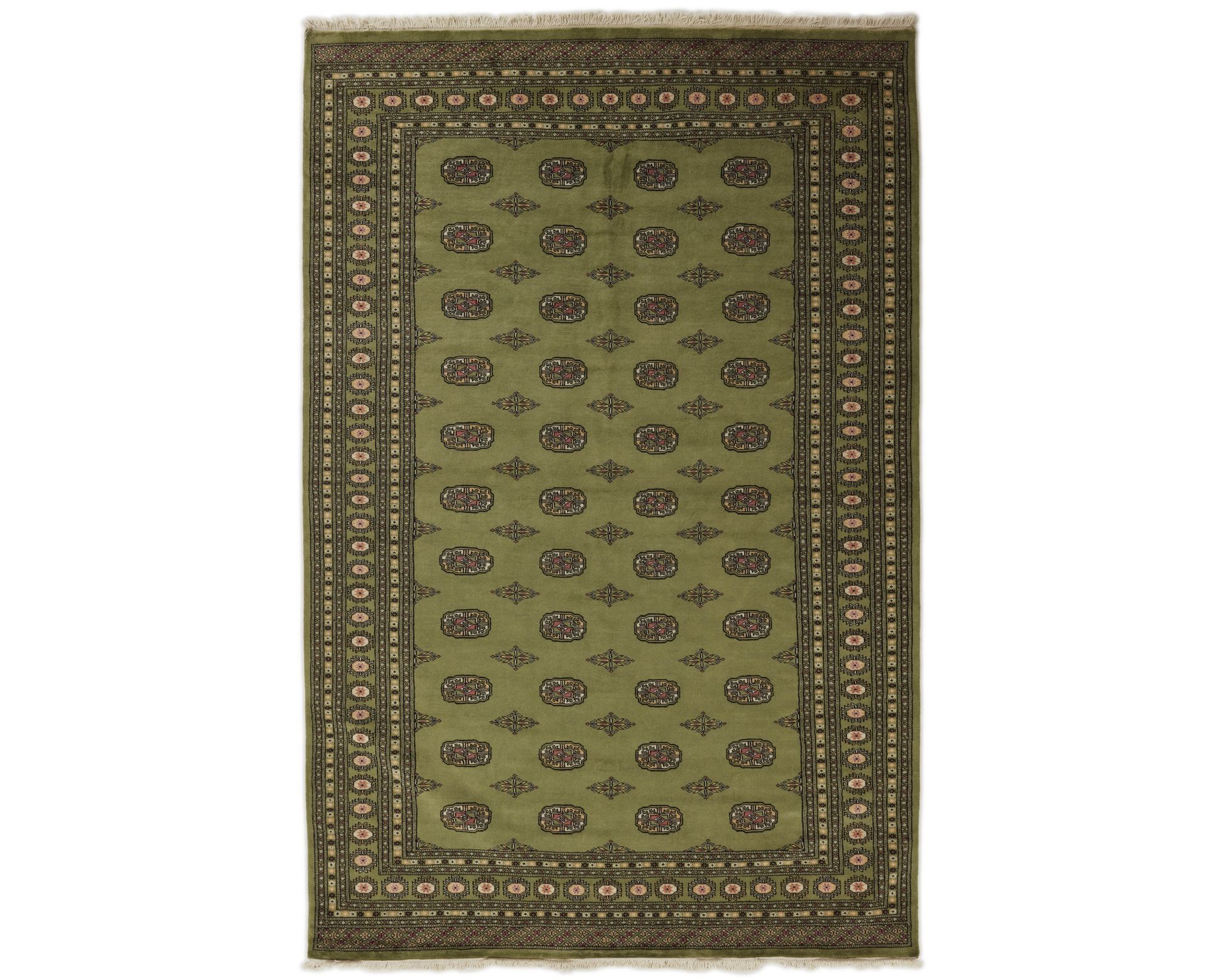 Pakistan handknotted orientalisk matta 203 x 308 cm