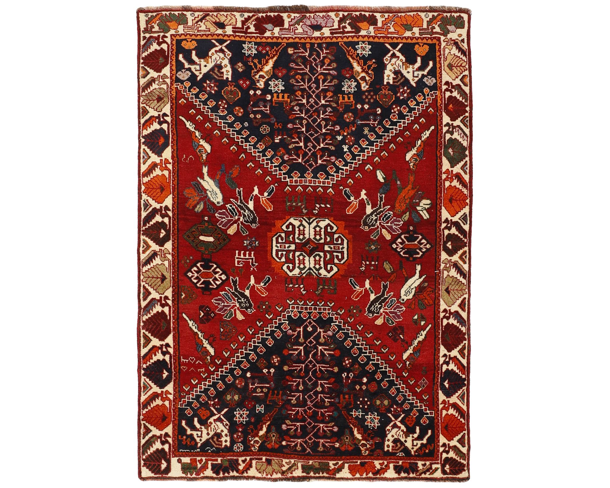 Kashghai orientalisk matta 122 x 178 cm