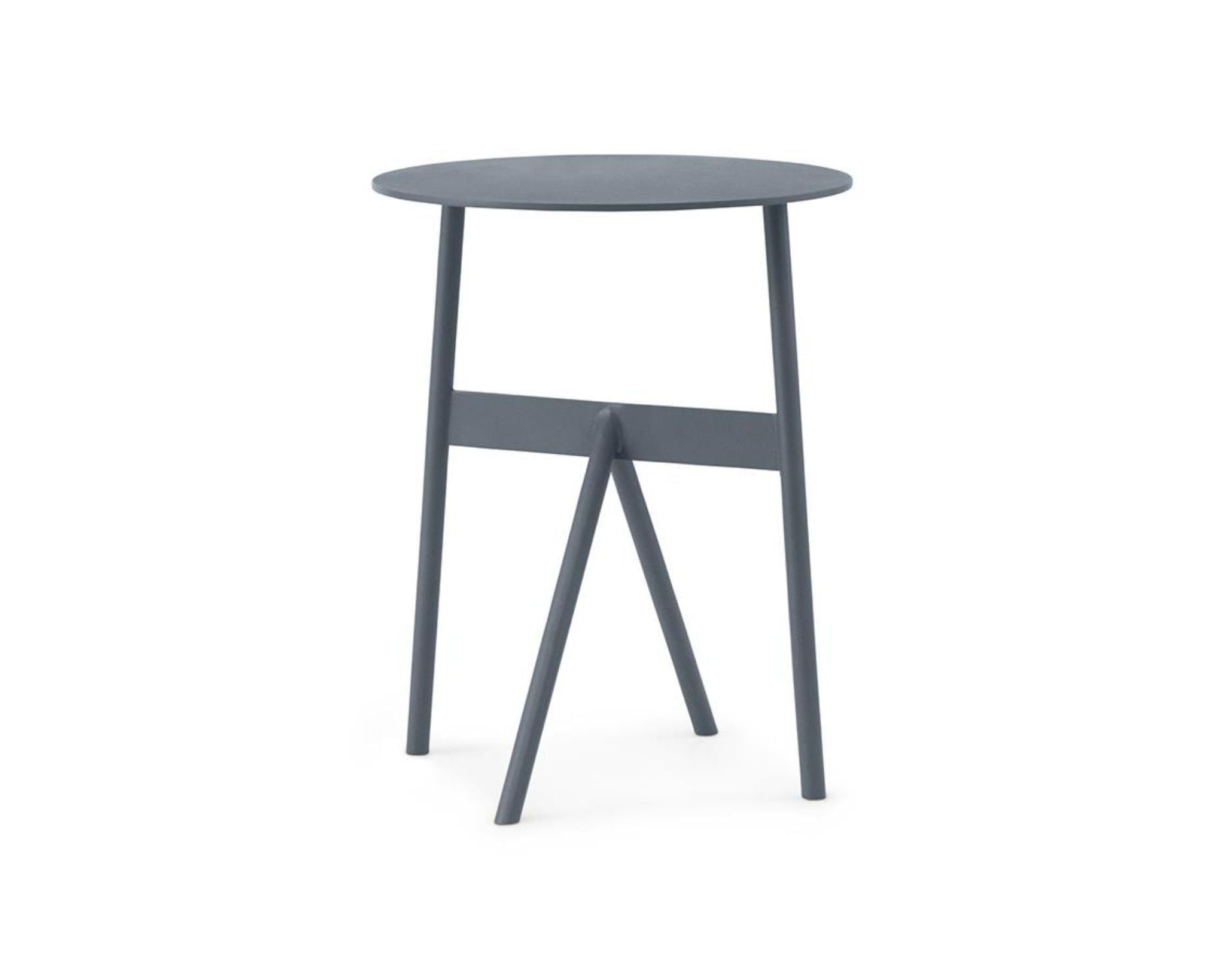 Normann Copenhagen Stock sidobord &oslash; 37 cm bl&aring;