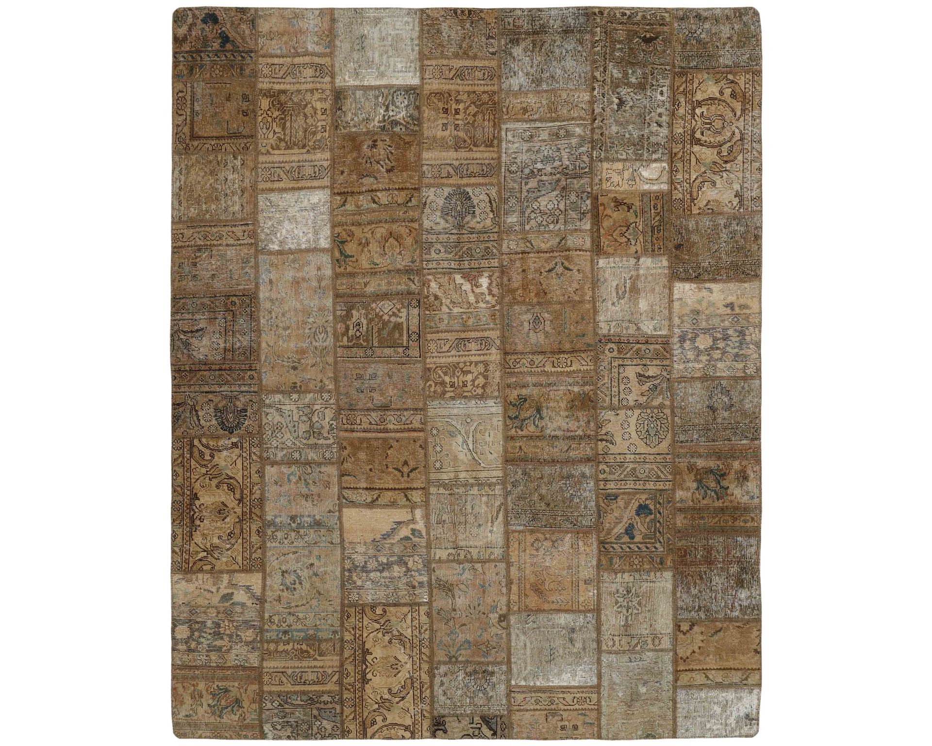 Vintage Patchwork itämainen matto 250 x 311 cm