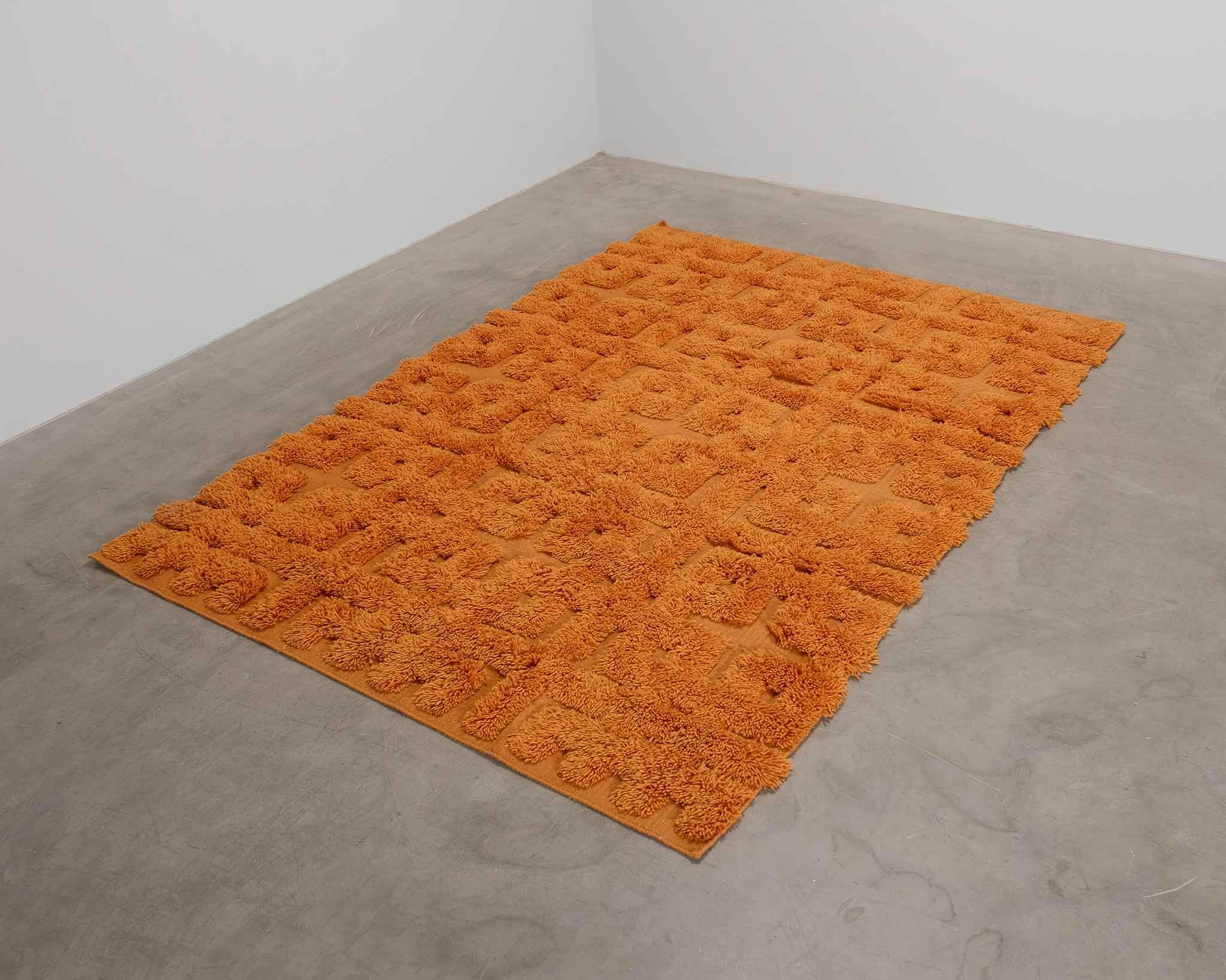 Rugvista matta 200 x 300 cm orange