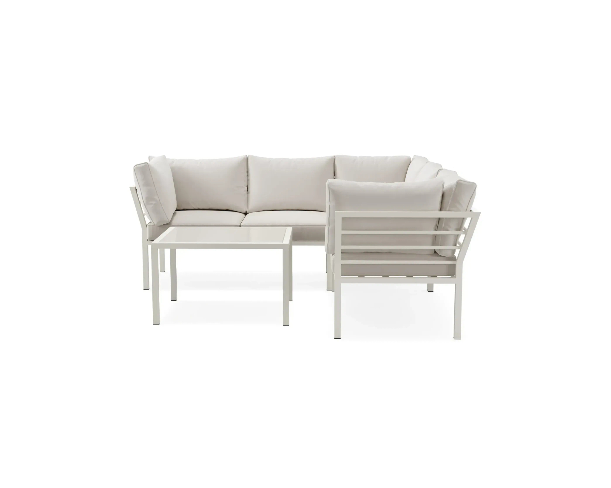 Comfort Garden Ariany utesoffa vit / beige