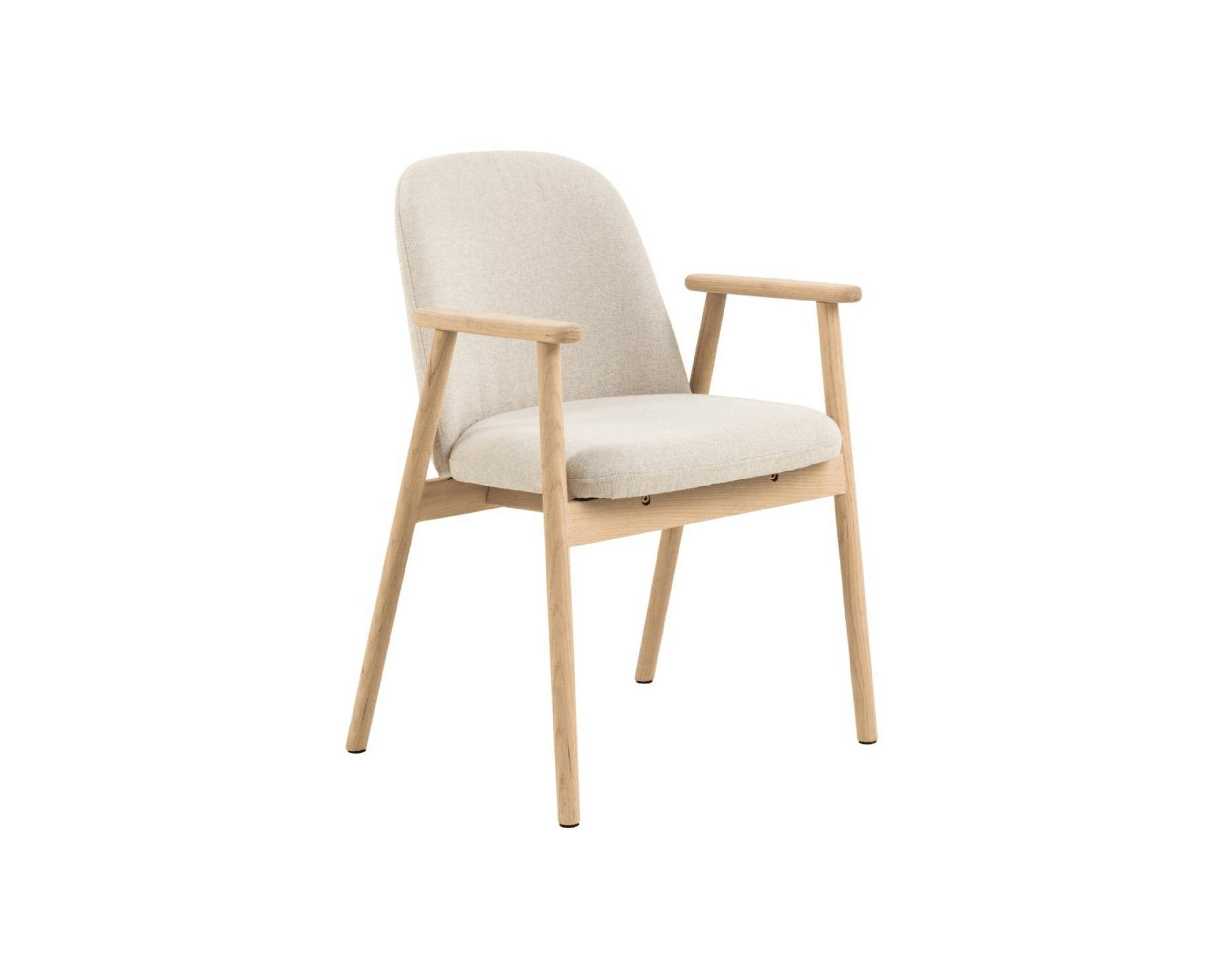 Reciclar stol beige, set om 4