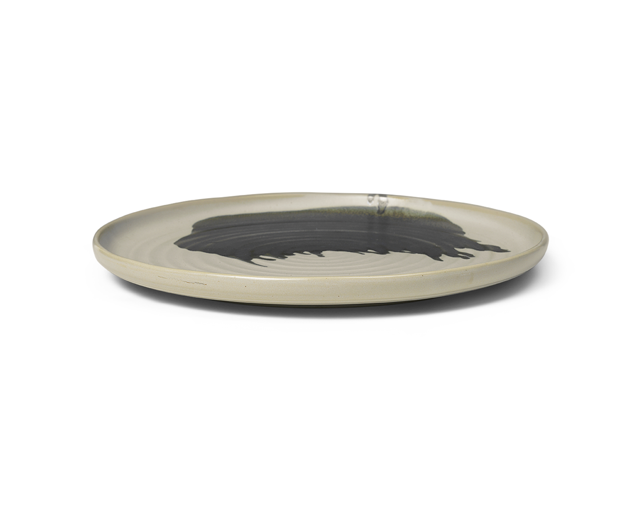 Ferm Living Omhu tallrik ø 36 cm benvit