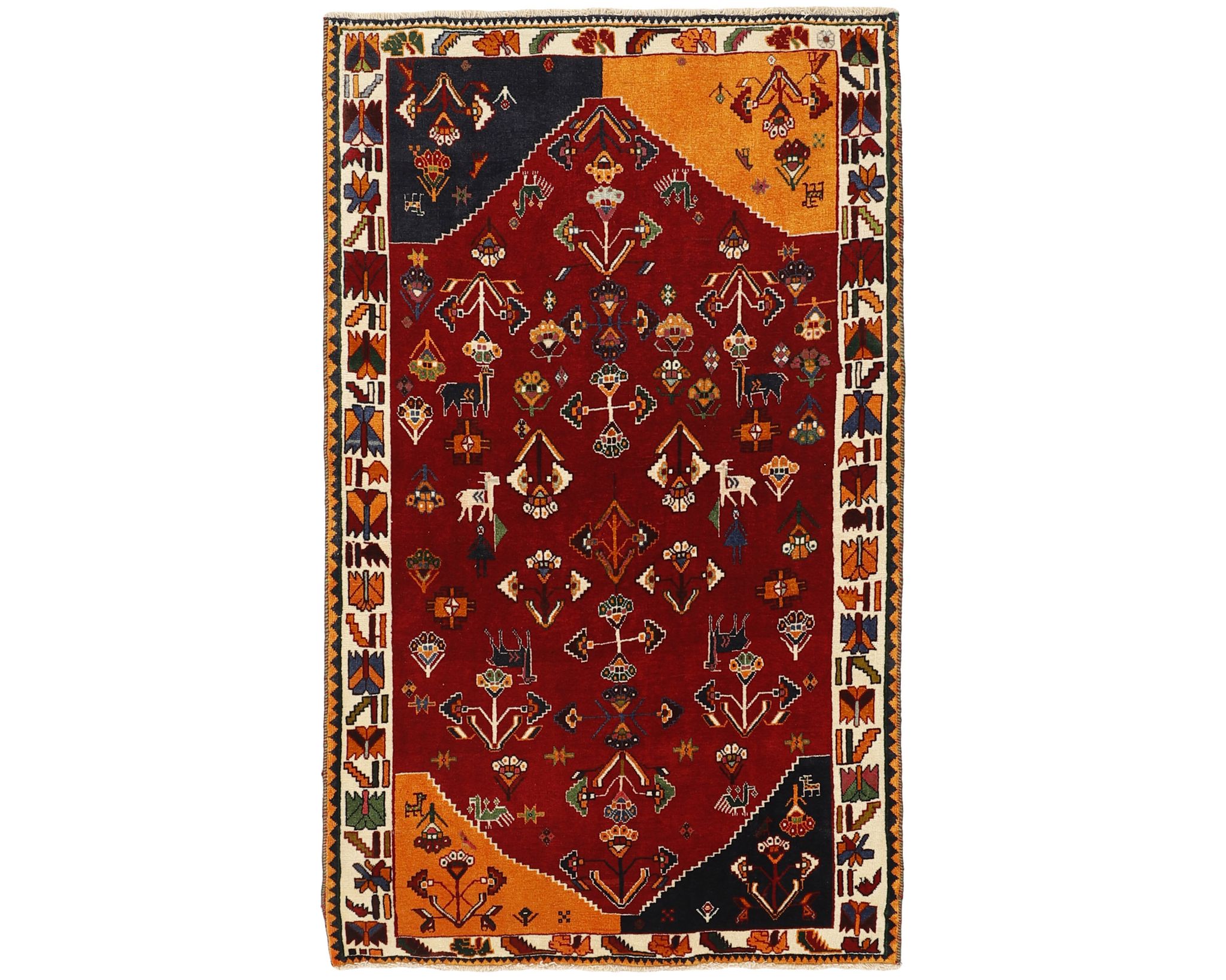 Kashghai orientalisk matta 116 x 200 cm