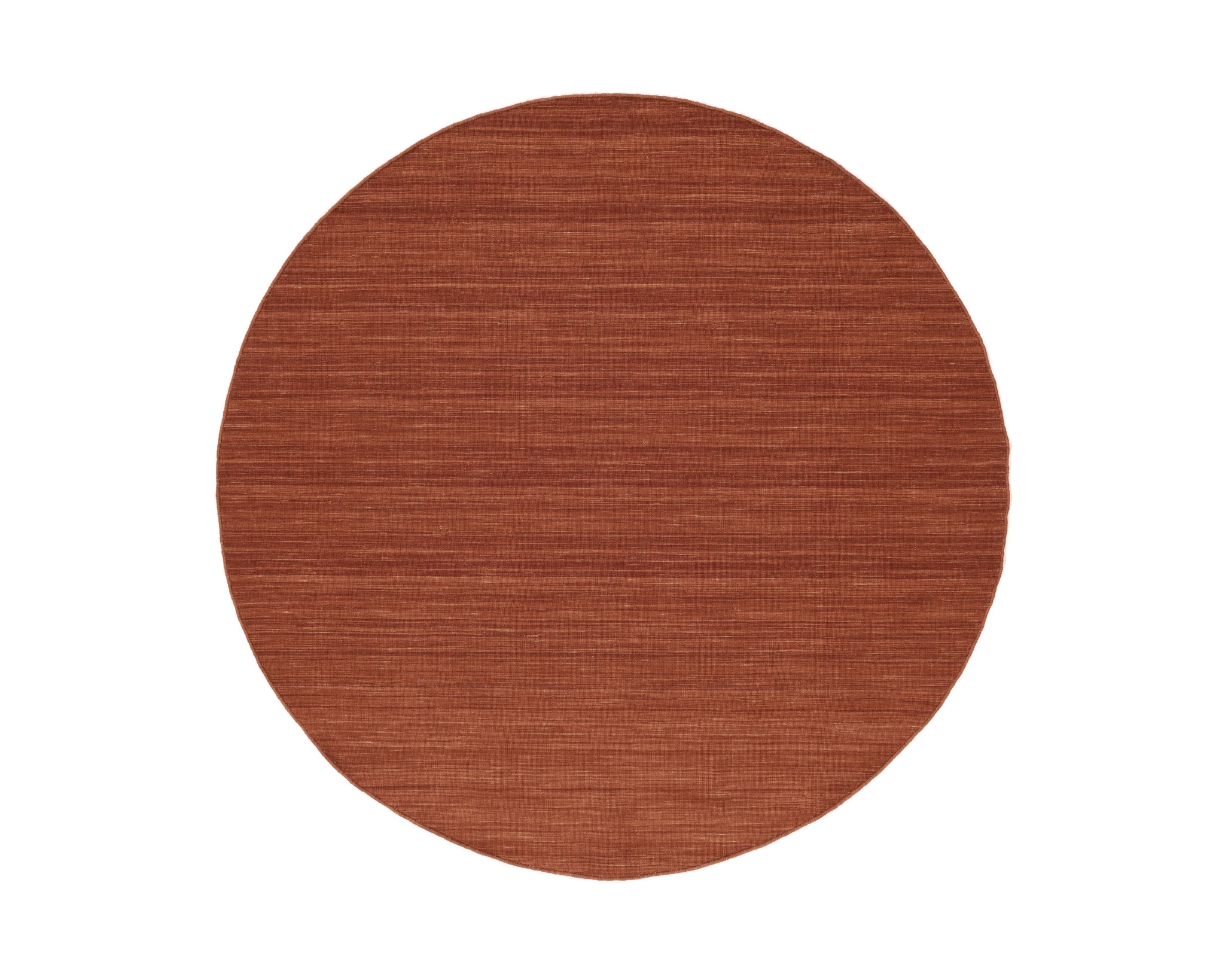 Rugvista Handloom Flat pyöreä matto ø 200 cm punainen